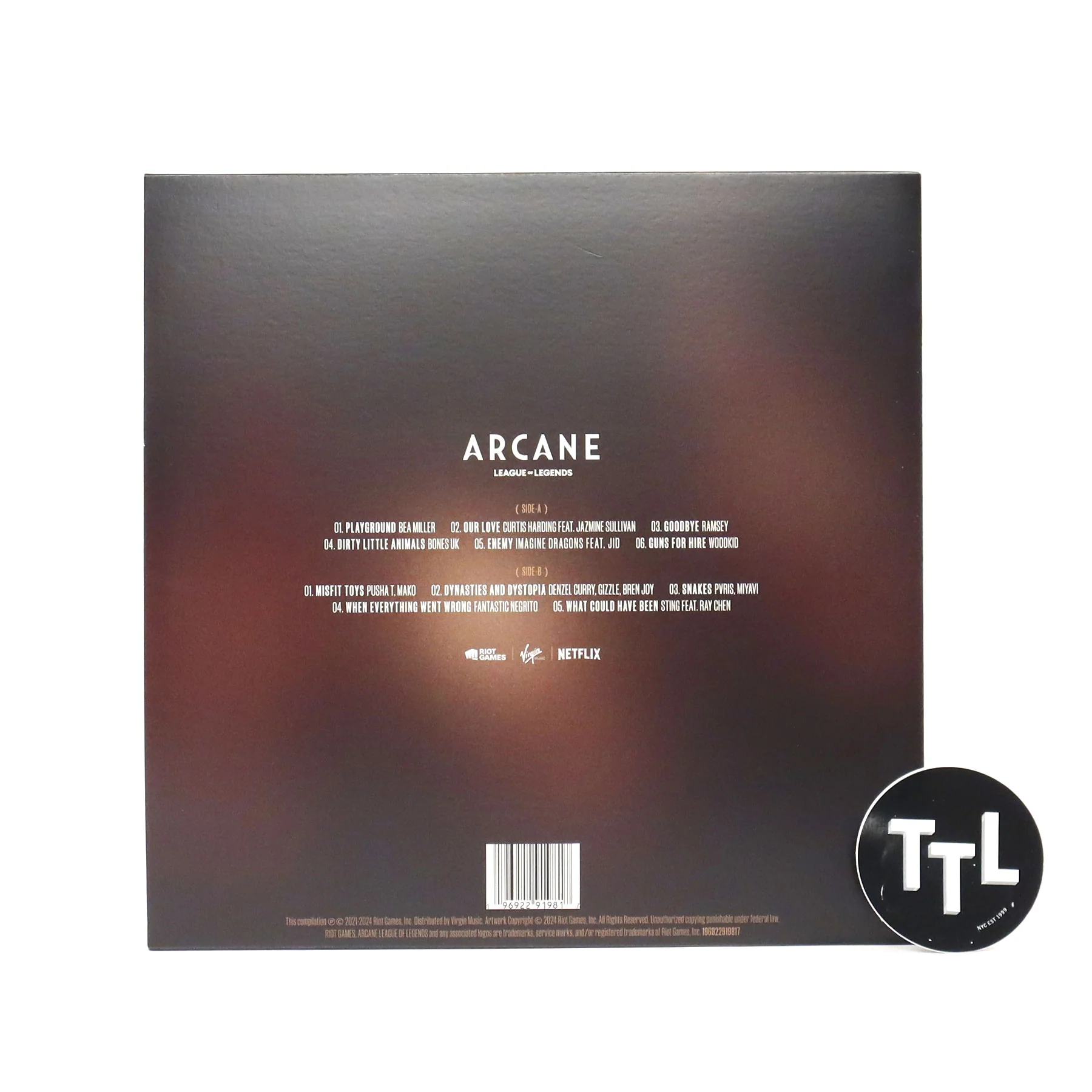 Arcane League Of Legends: Soundtrack From The Animated Series Vinyl LP - Image 3