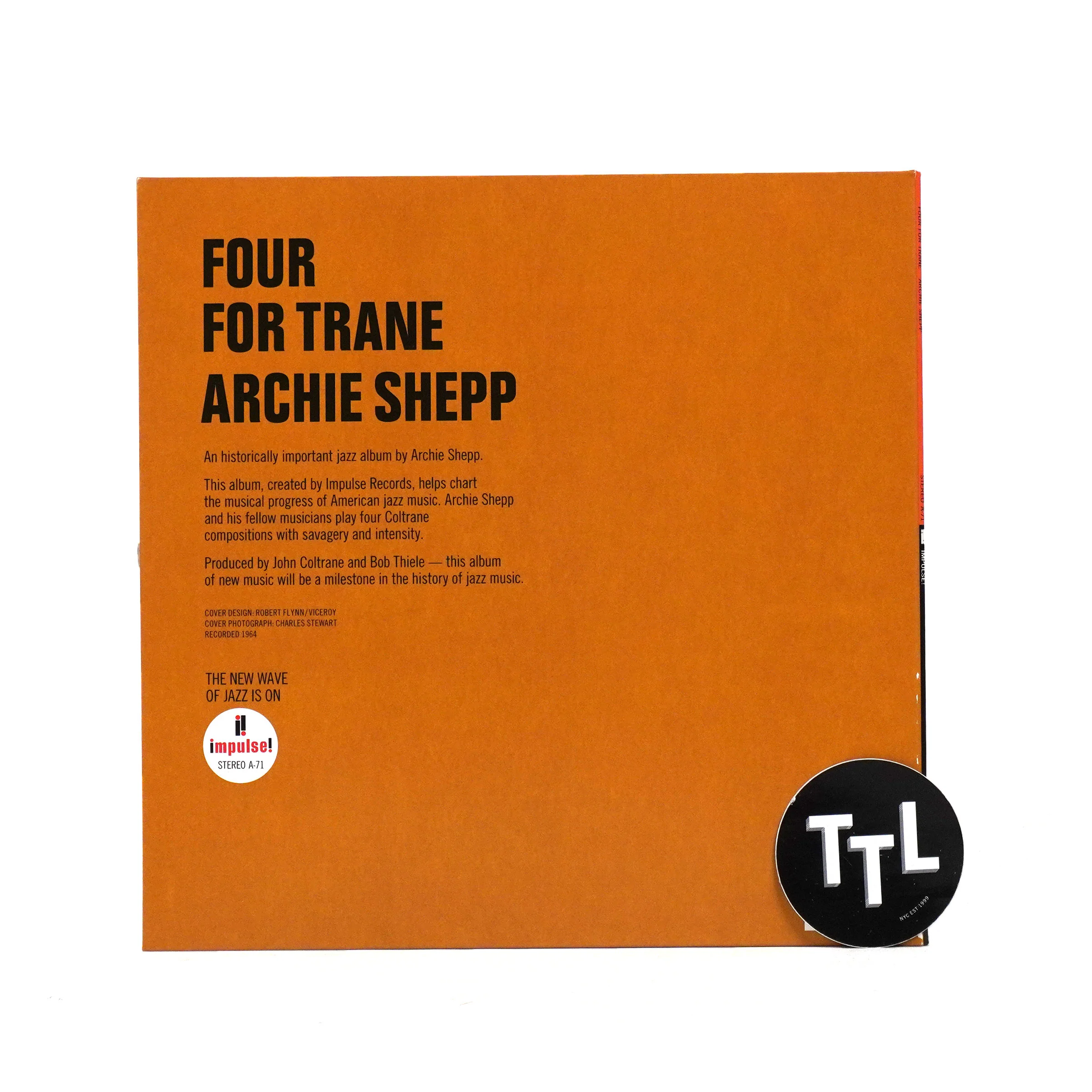 Archie Shepp: Four For Trane (Verve Vault 180g) Vinyl LP - Image 3