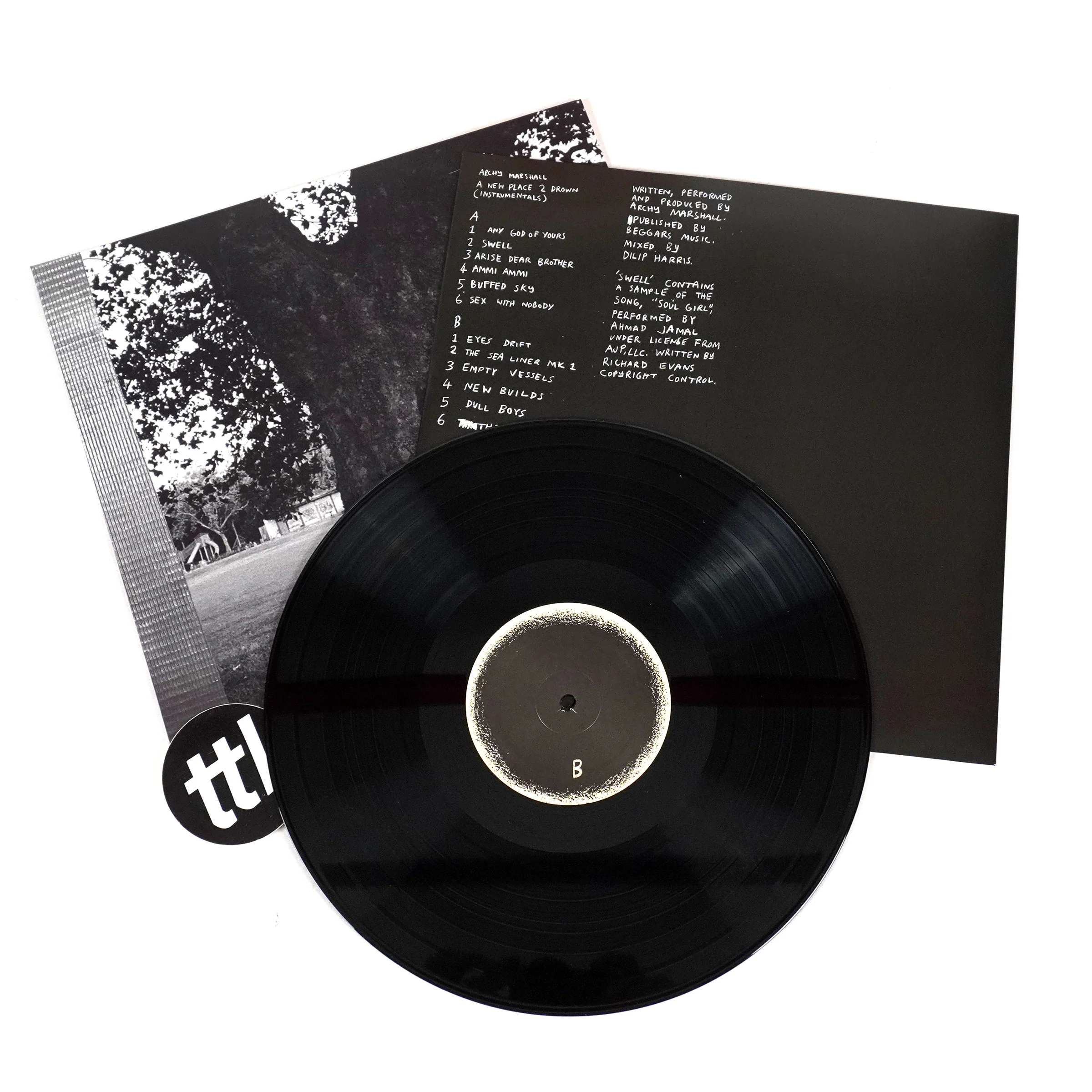Archy Marshall: A New Place 2 Drown - Instrumentals (King Krule) Vinyl LP - Image 2