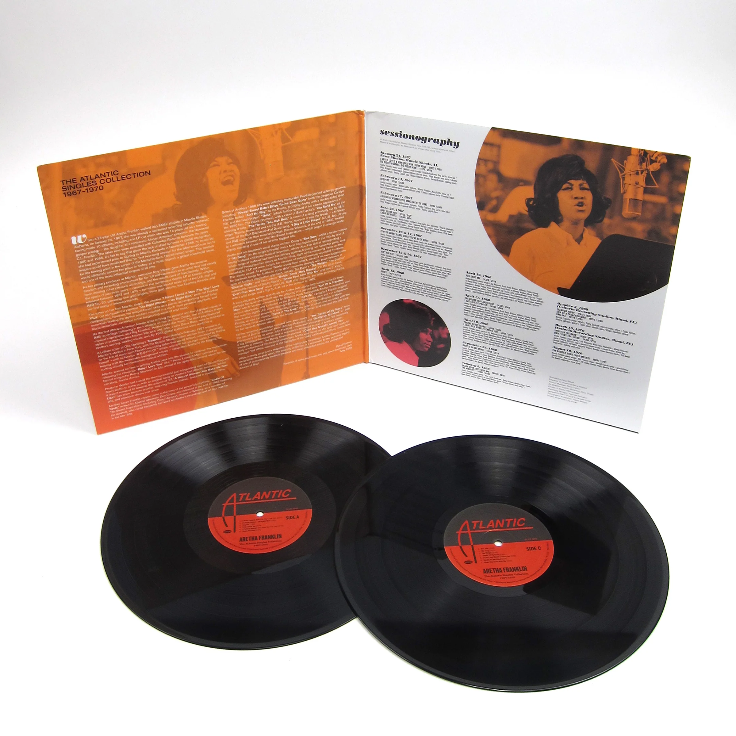 Aretha Franklin: The Atlantic Singles Collection 1967-70 Vinyl 2LP - Image 2
