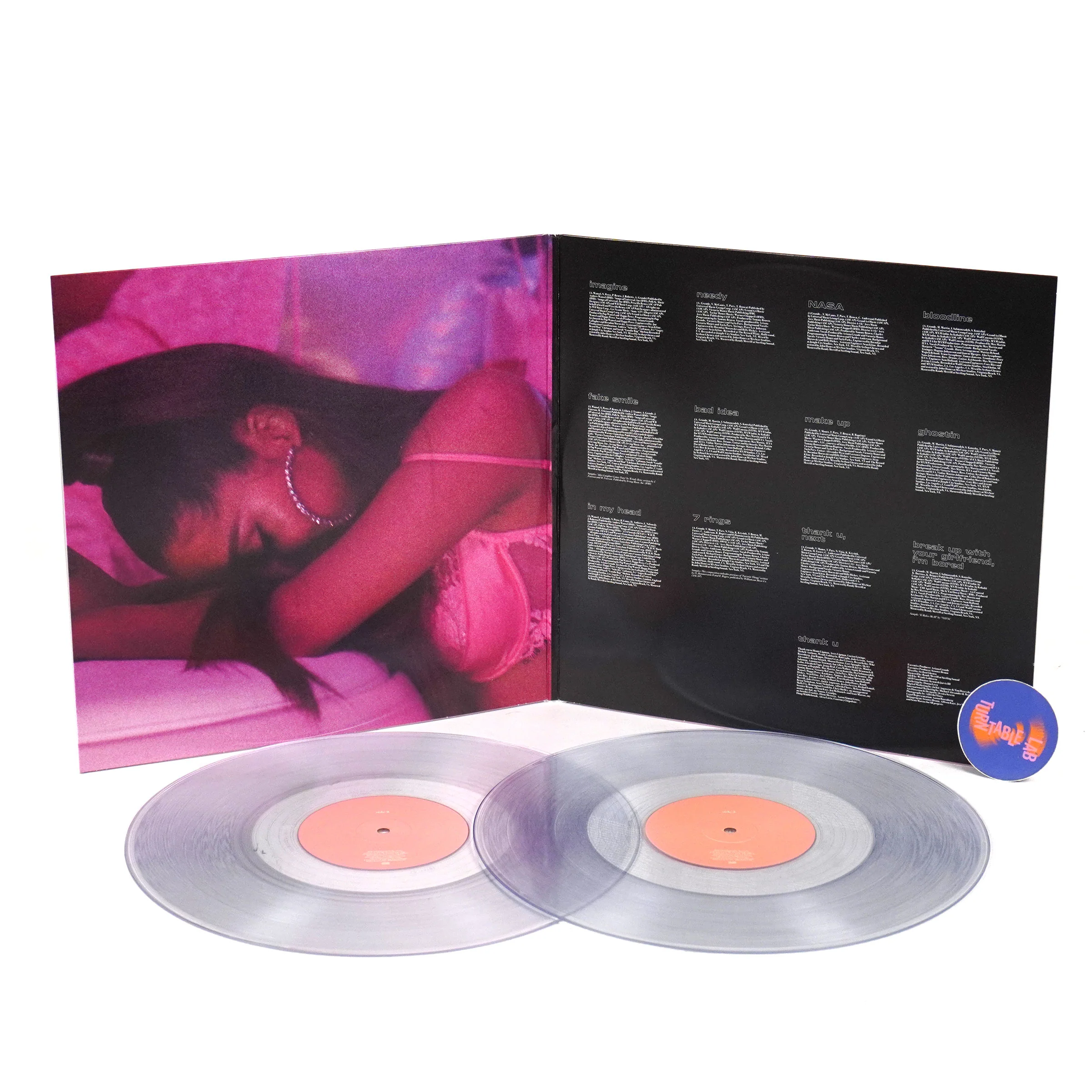 Ariana Grande: Thank U, Next (Clear Colored Vinyl) Vinyl 2LP - Image 2
