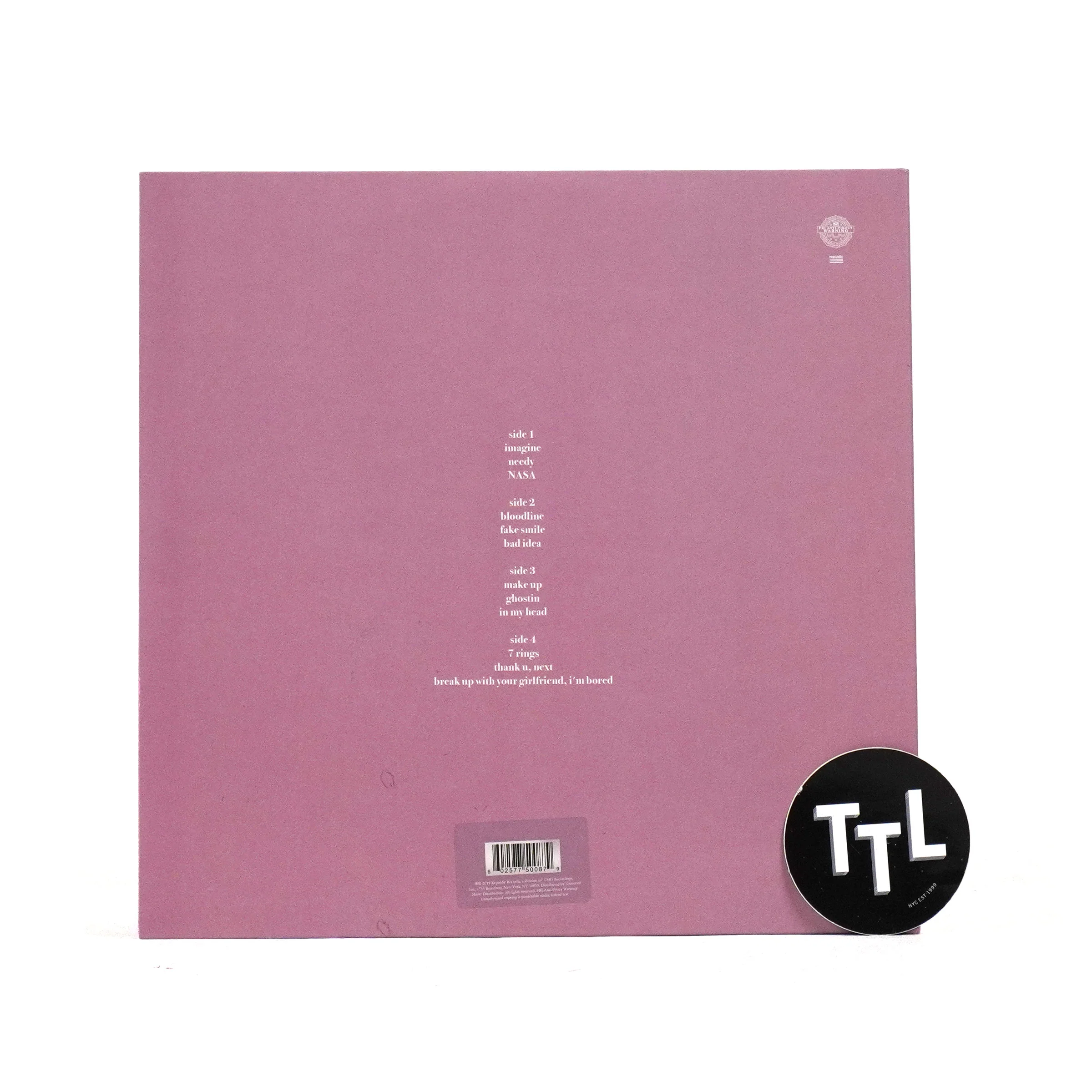 Ariana Grande: Thank U, Next (Clear Colored Vinyl) Vinyl 2LP - Image 3