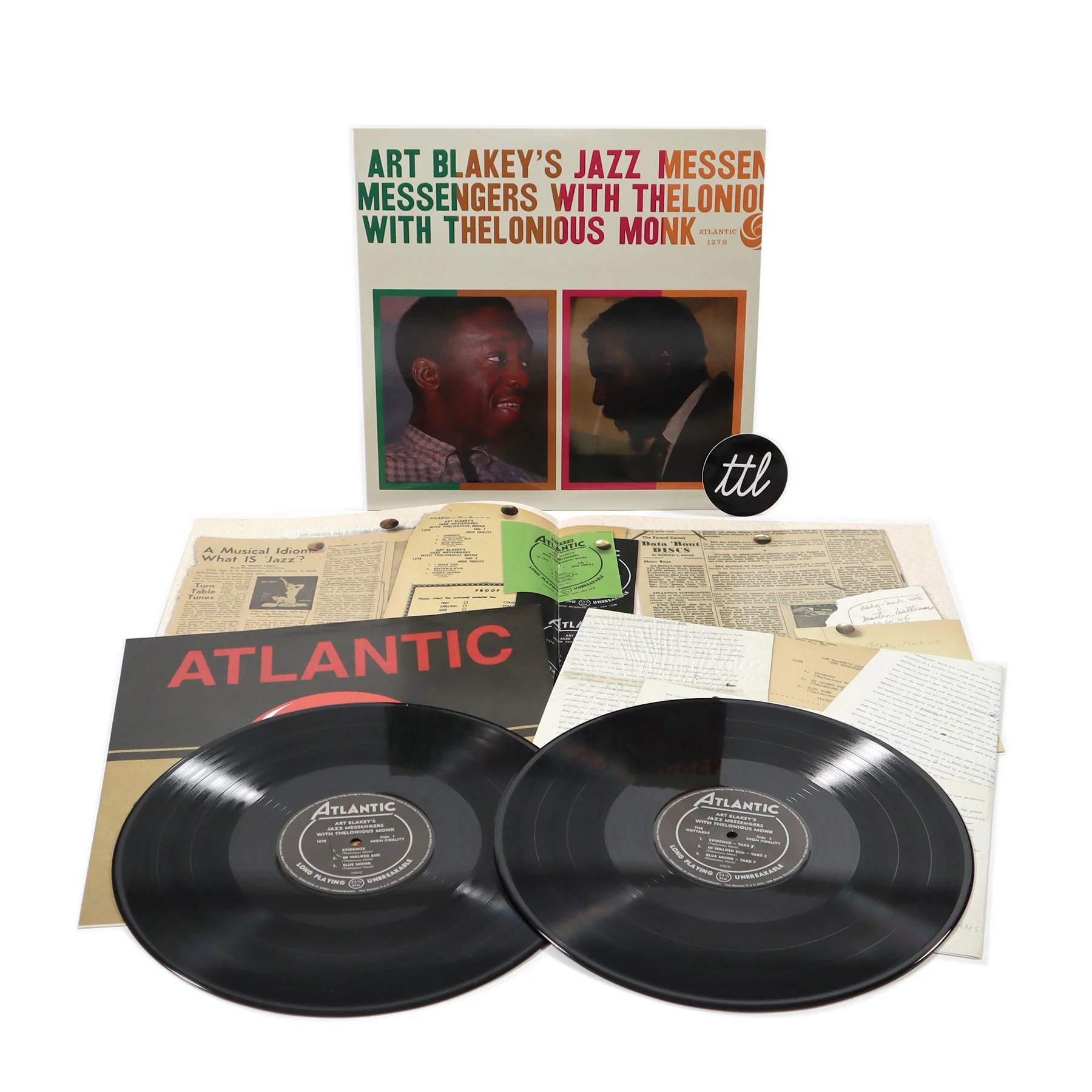Art Blakey & The Jazz Messengers: With Thelonious Monk Vinyl 2LP - Image 2