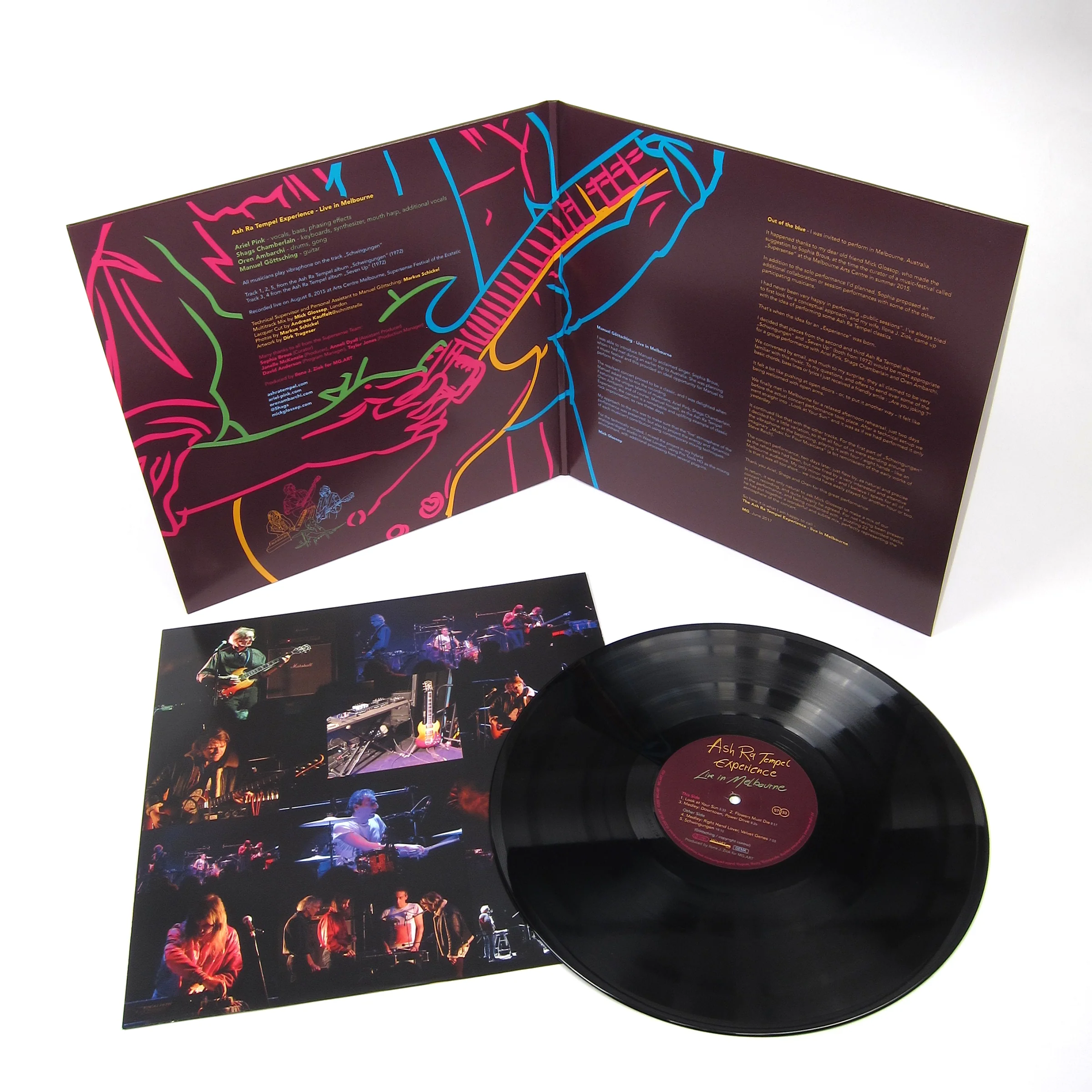 Ash Ra Tempel Experience: Live In Melbourne (Manuel Gottsching, Ariel Pink) Vinyl LP - Image 2