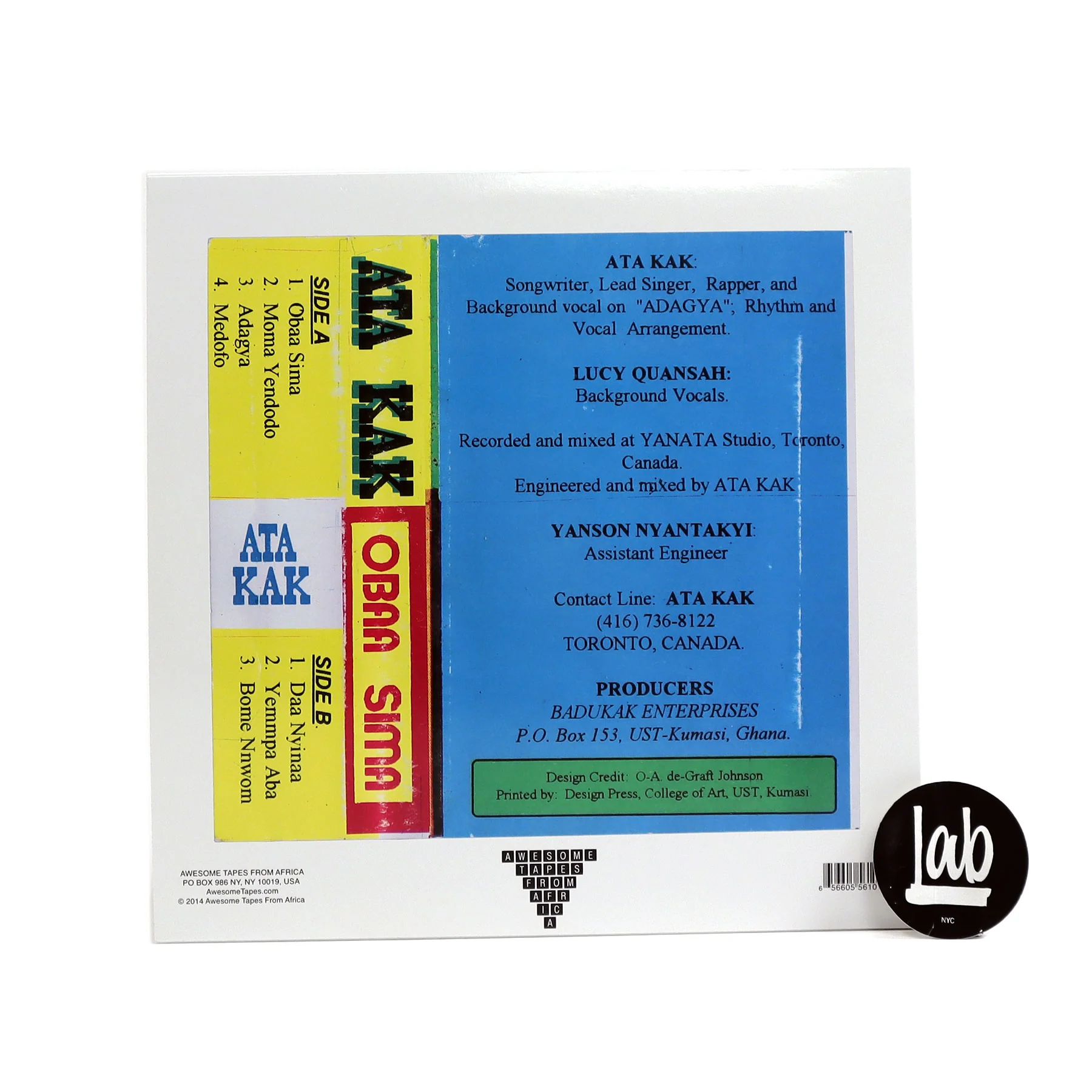 Ata Kak: Obaa Sima Vinyl LP - Image 3