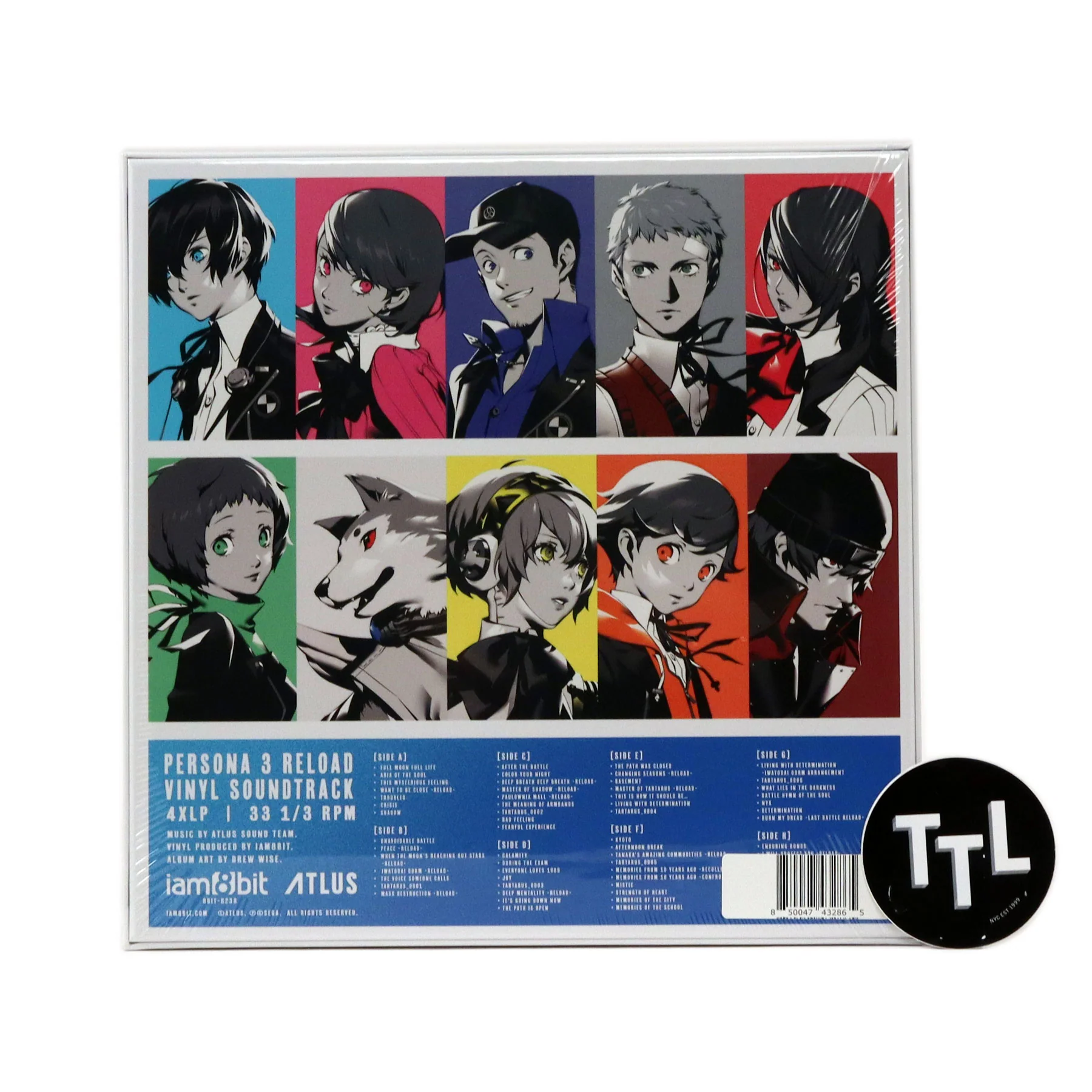 Atlus Sound Team: Persona 3 Reload Soundtrack (Colored Vinyl) Vinyl 4LP Boxset - Image 4