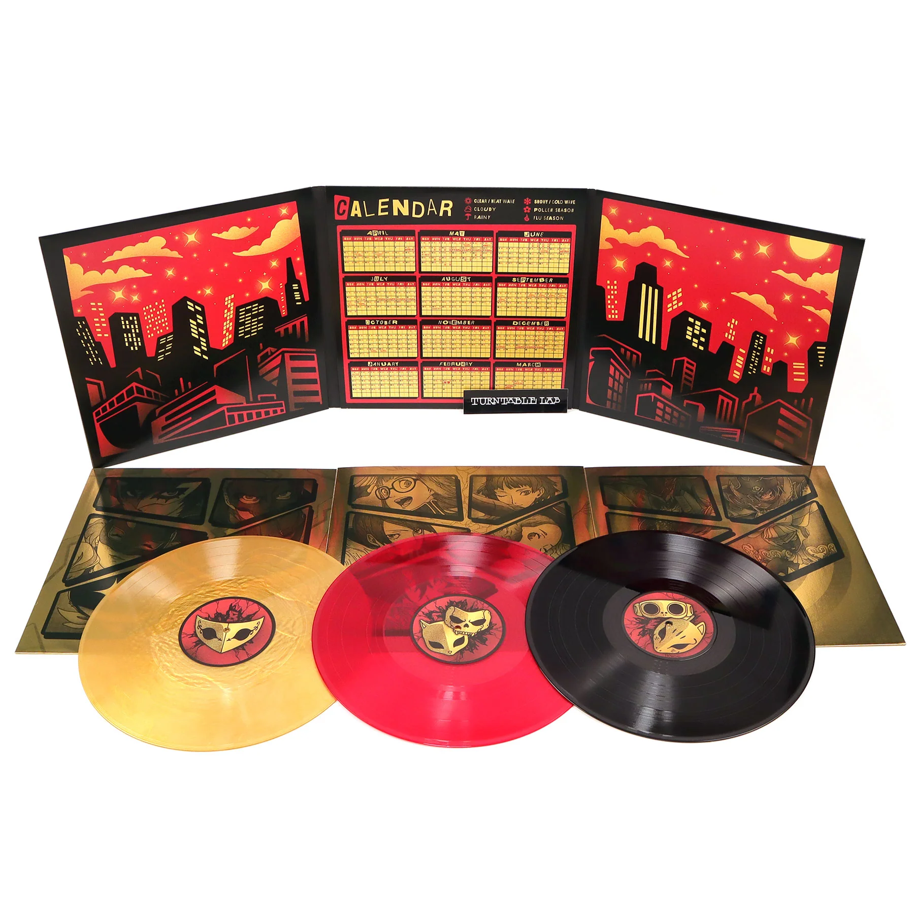 Atlus Sound Team: Persona 5 Royal Soundtrack (Colored Vinyl) Vinyl 3LP - Image 2