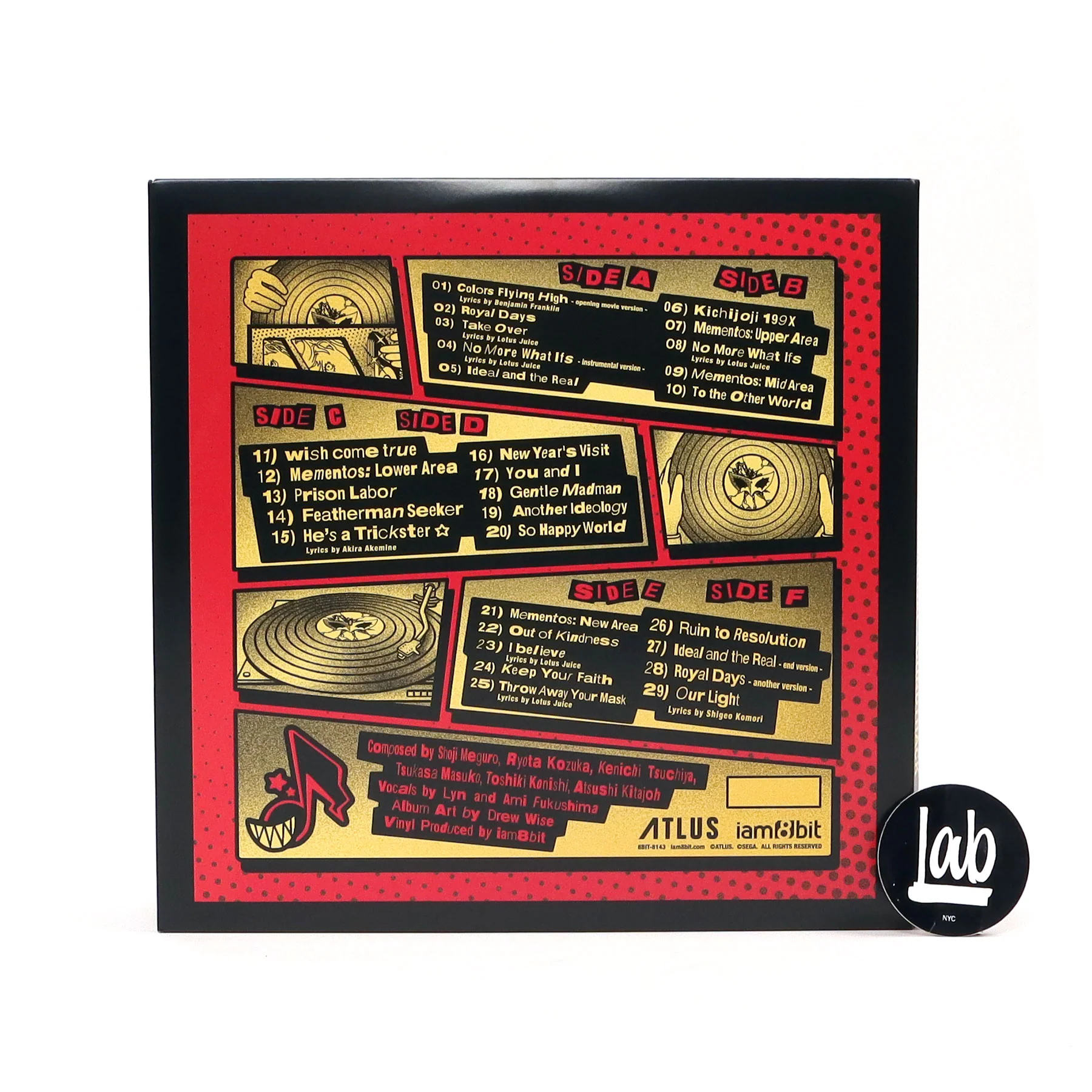 Atlus Sound Team: Persona 5 Royal Soundtrack (Colored Vinyl) Vinyl 3LP - Image 3