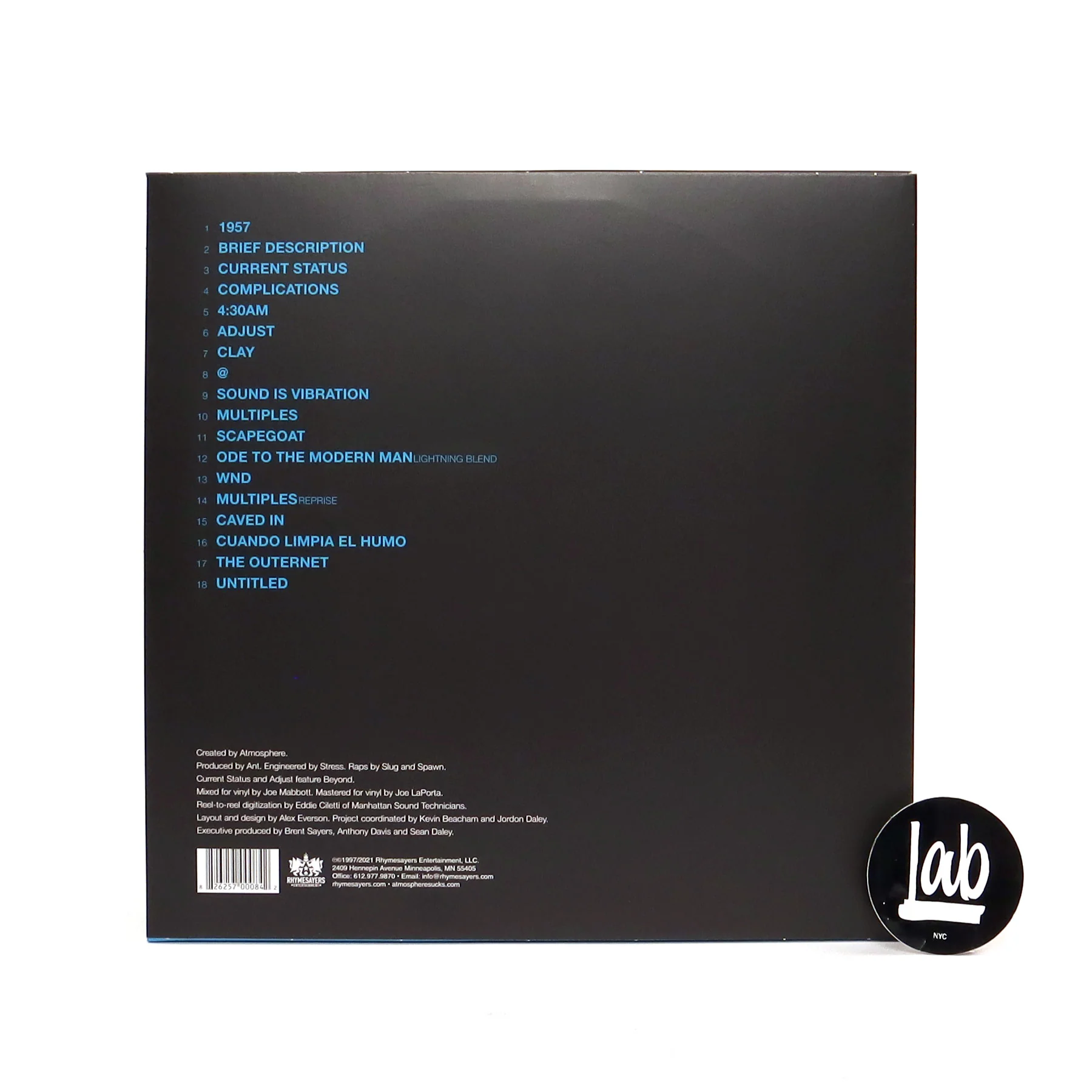 Atmosphere: Overcast! Vinyl 2LP - Image 3