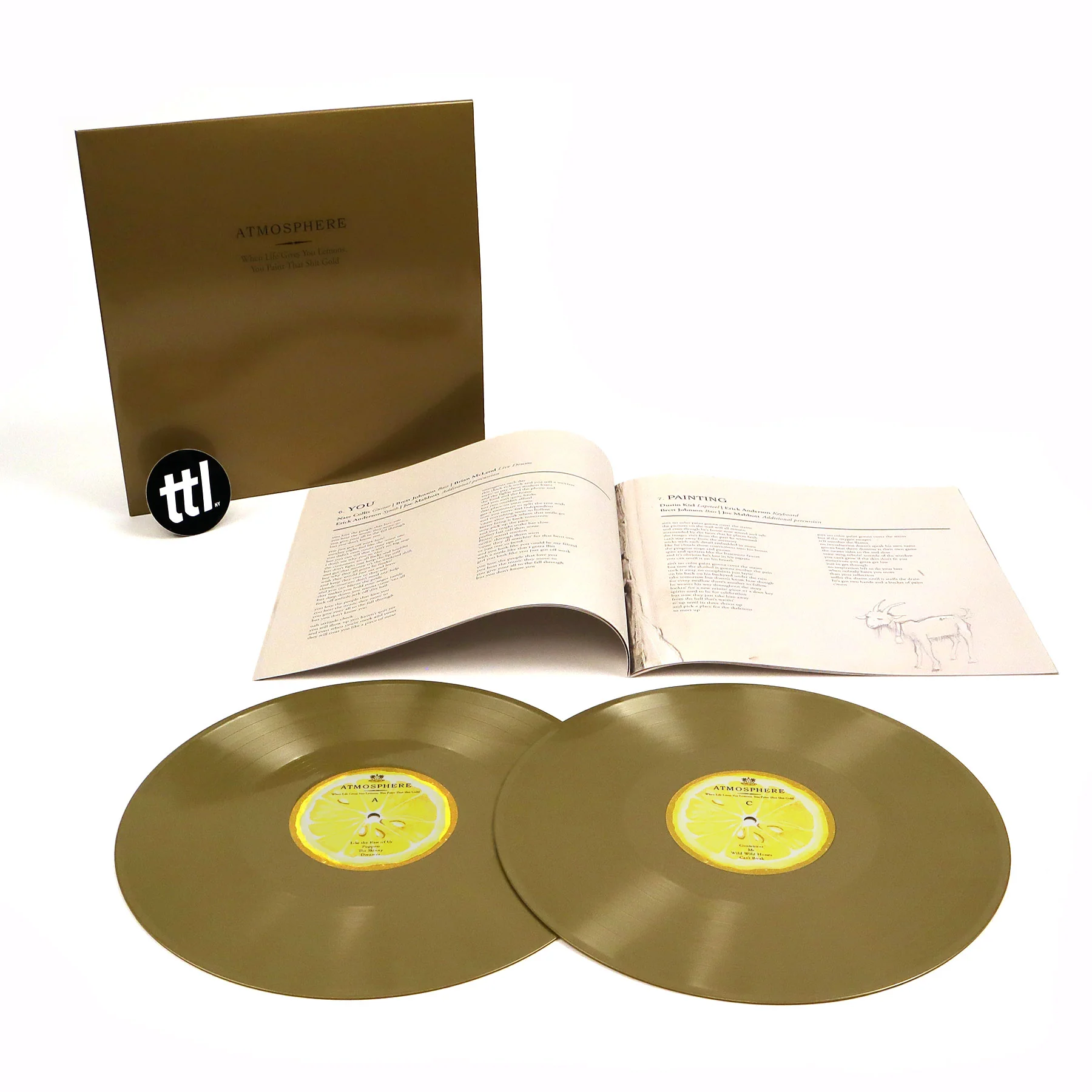 Atmosphere: When Life Gives You Lemons... (Gold Colored Vinyl) Vinyl 2LP - Image 2