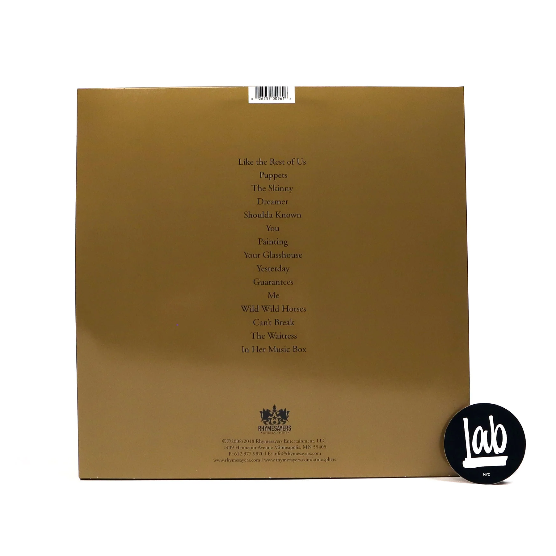 Atmosphere: When Life Gives You Lemons... (Gold Colored Vinyl) Vinyl 2LP - Image 3