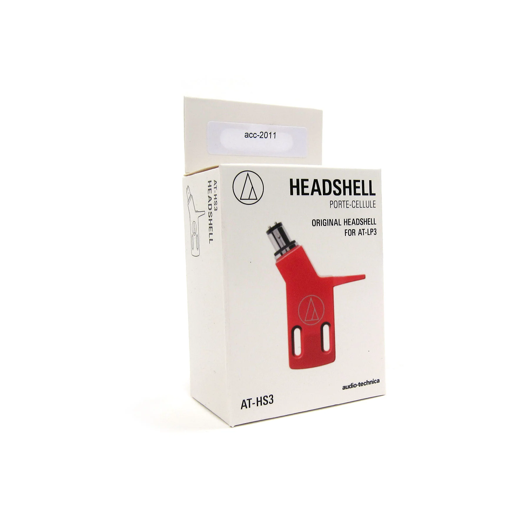 Audio-Technica: AT-HS3 Universal Headshell for Straight-Arm Tonearms - Red - Image 3