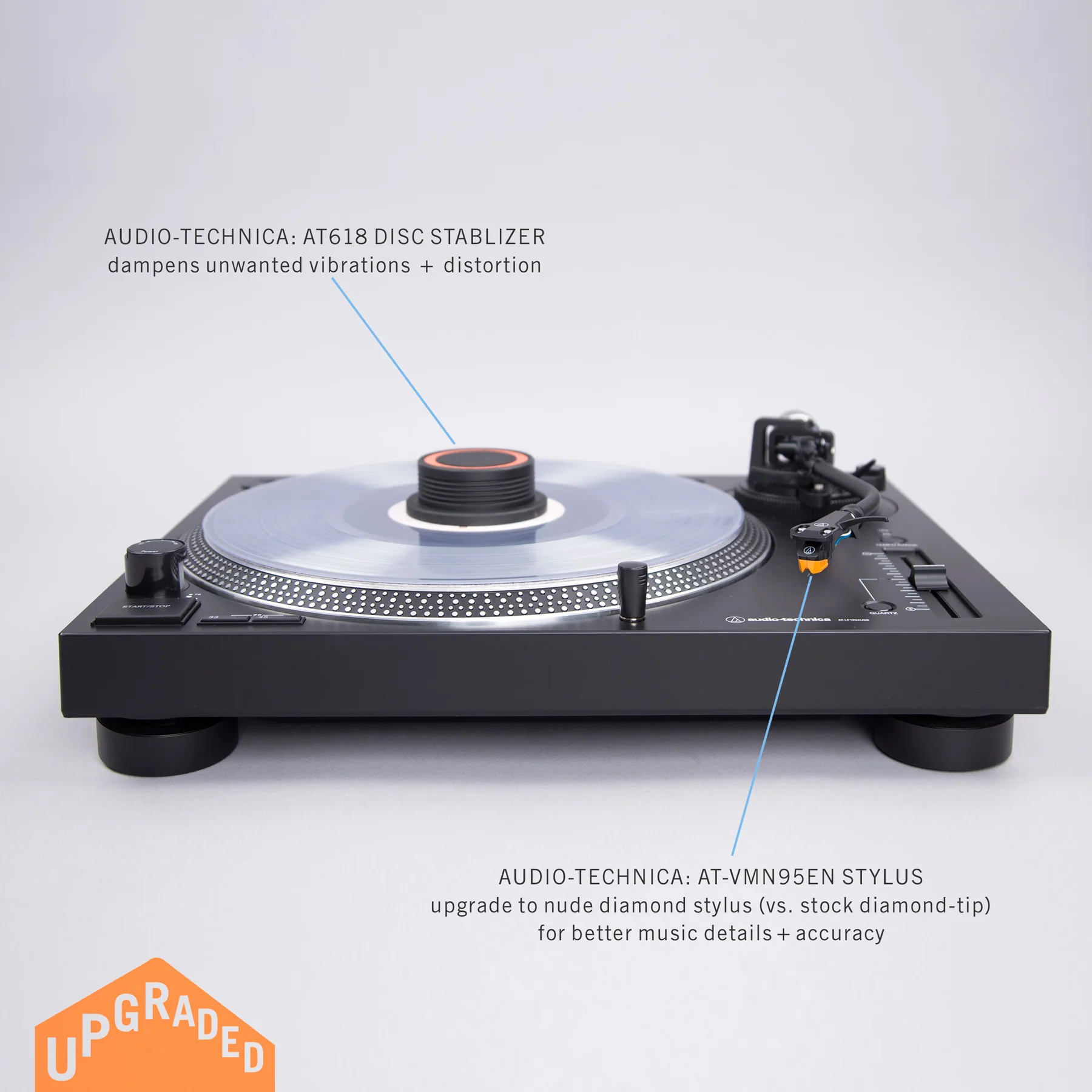 Audio-Technica: AT-LP120XUSB-BK Direct Drive Turntable - Image 11