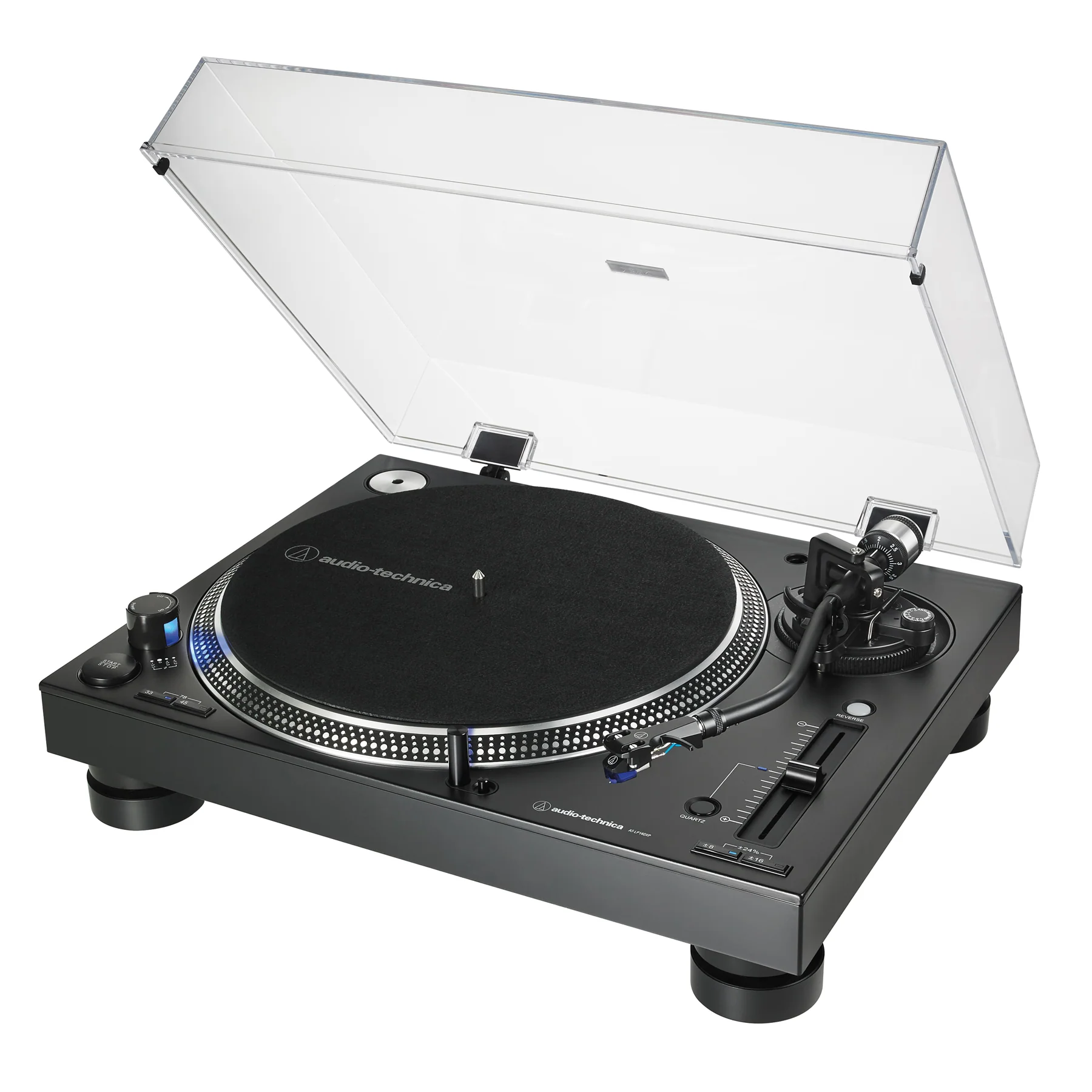 Audio-Technica: AT-LP140XP-BK Direct Drive DJ Turntable - Black - Image 4