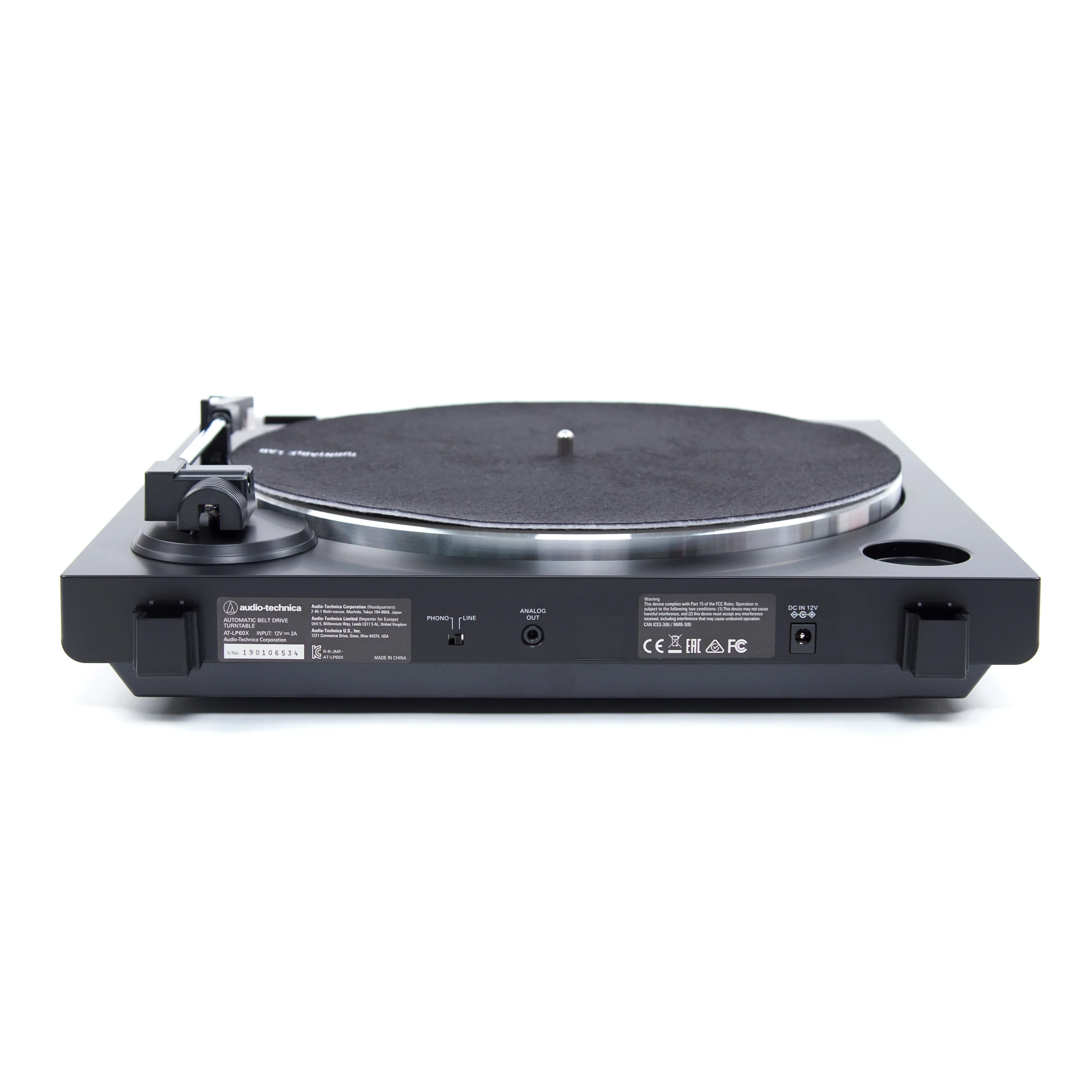 Audio-Technica: AT-LP60X-BW Automatic Turntable - Brown / Black - Image 3