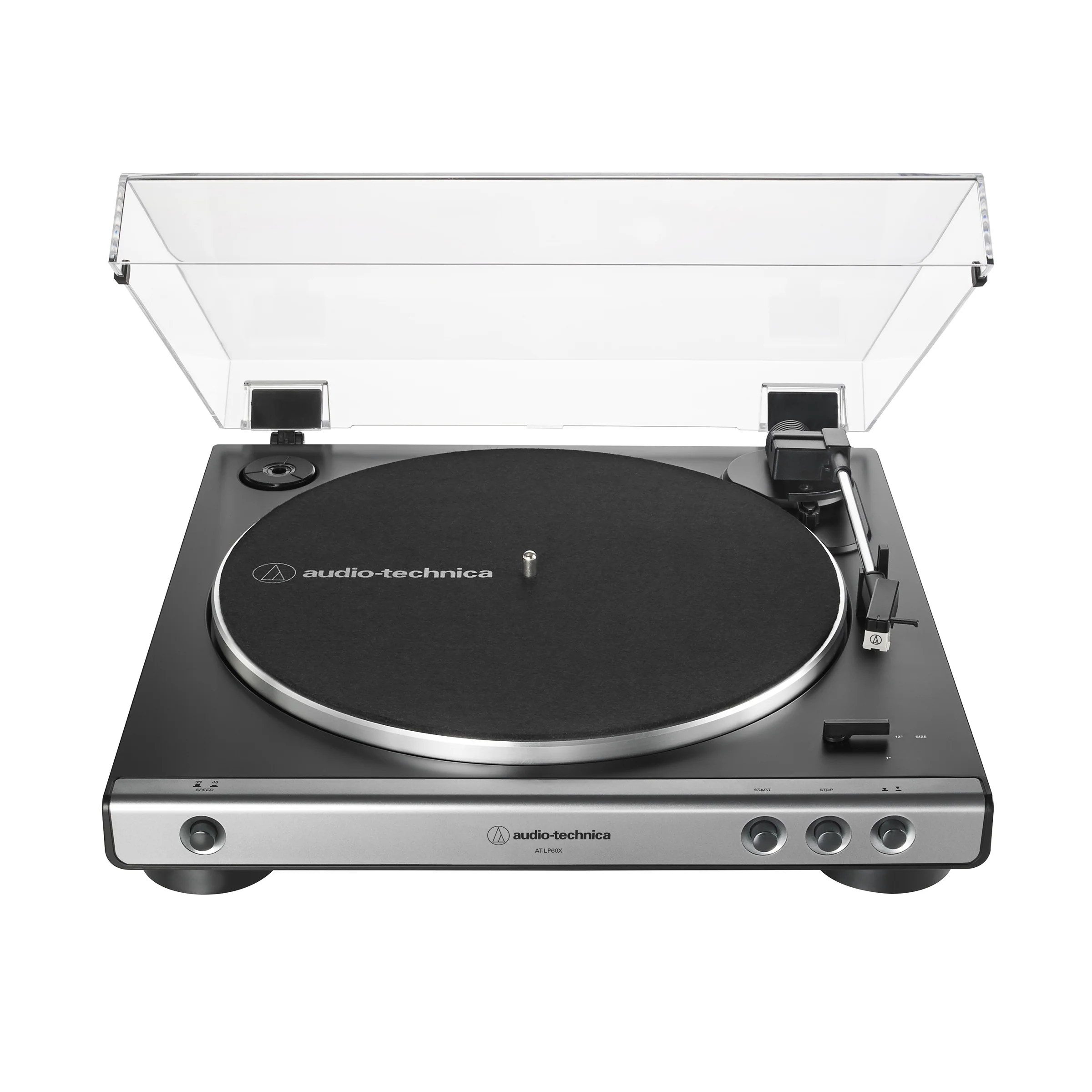 Audio-Technica: AT-LP60X-GM Automatic Turntable - Gunmetal Silver - Image 4