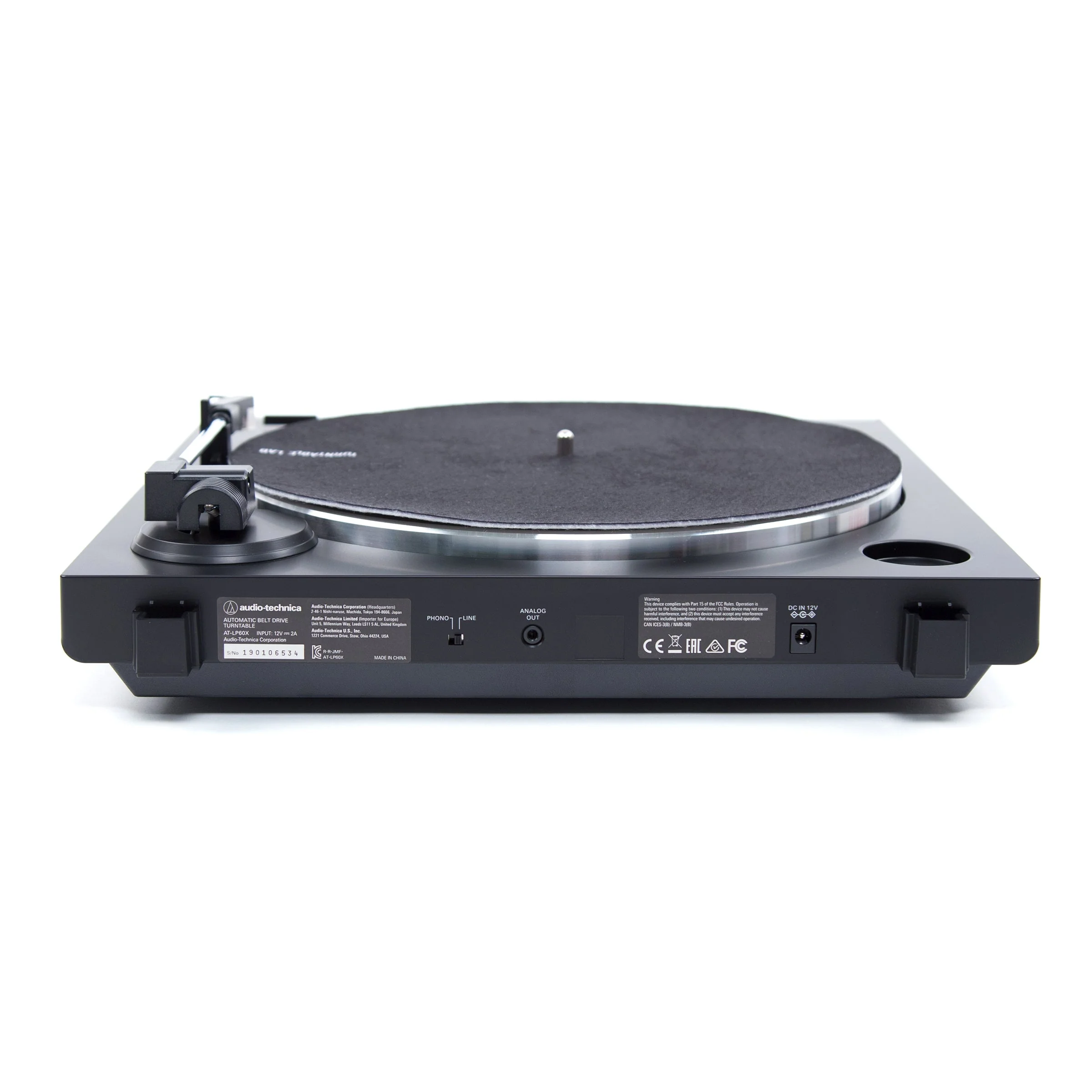 Audio-Technica: AT-LP60X-GM Automatic Turntable - Gunmetal (Open Box Special) - Image 5