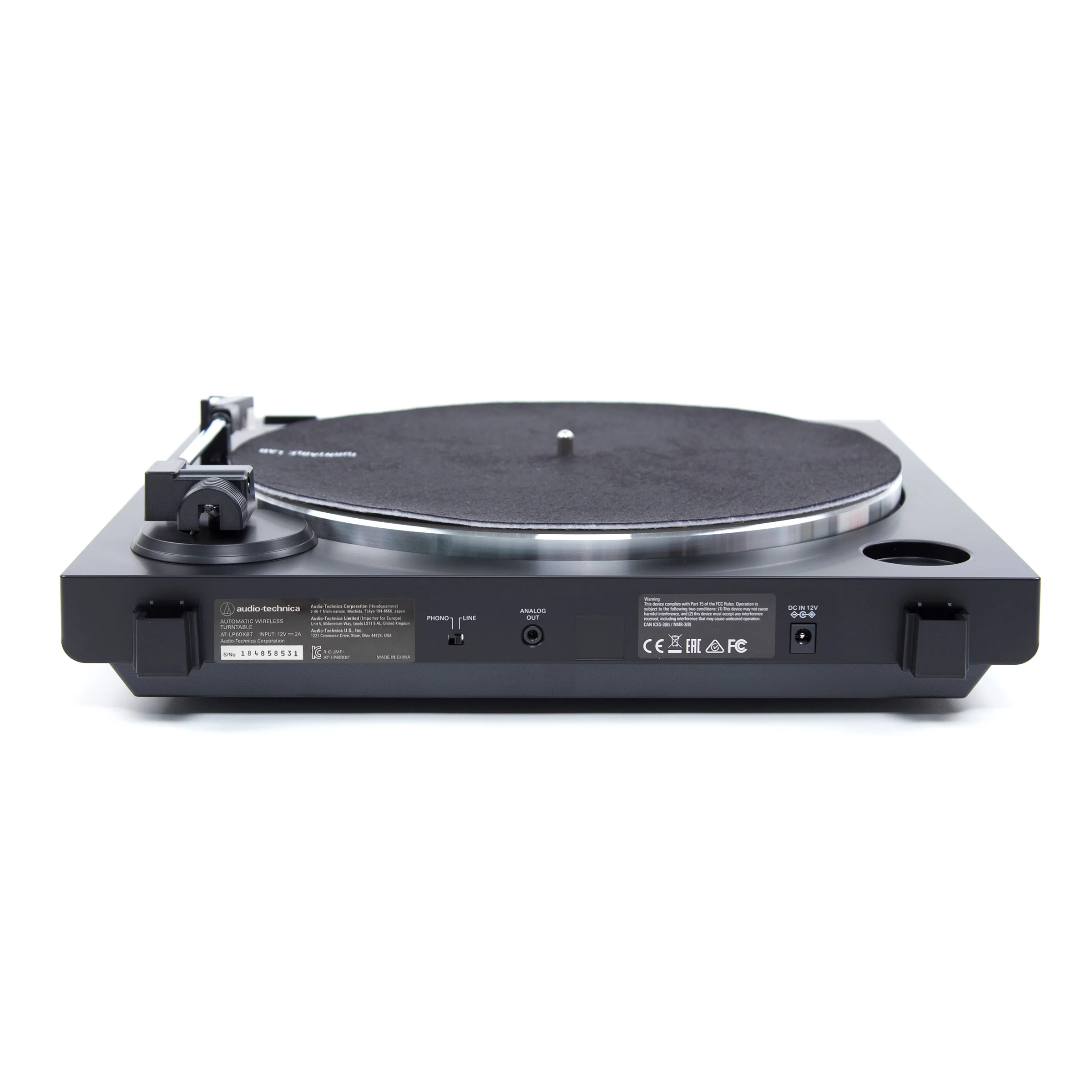 Audio-Technica: AT-LP60XBT-BK Automatic Bluetooth Turntable - Black - Image 3