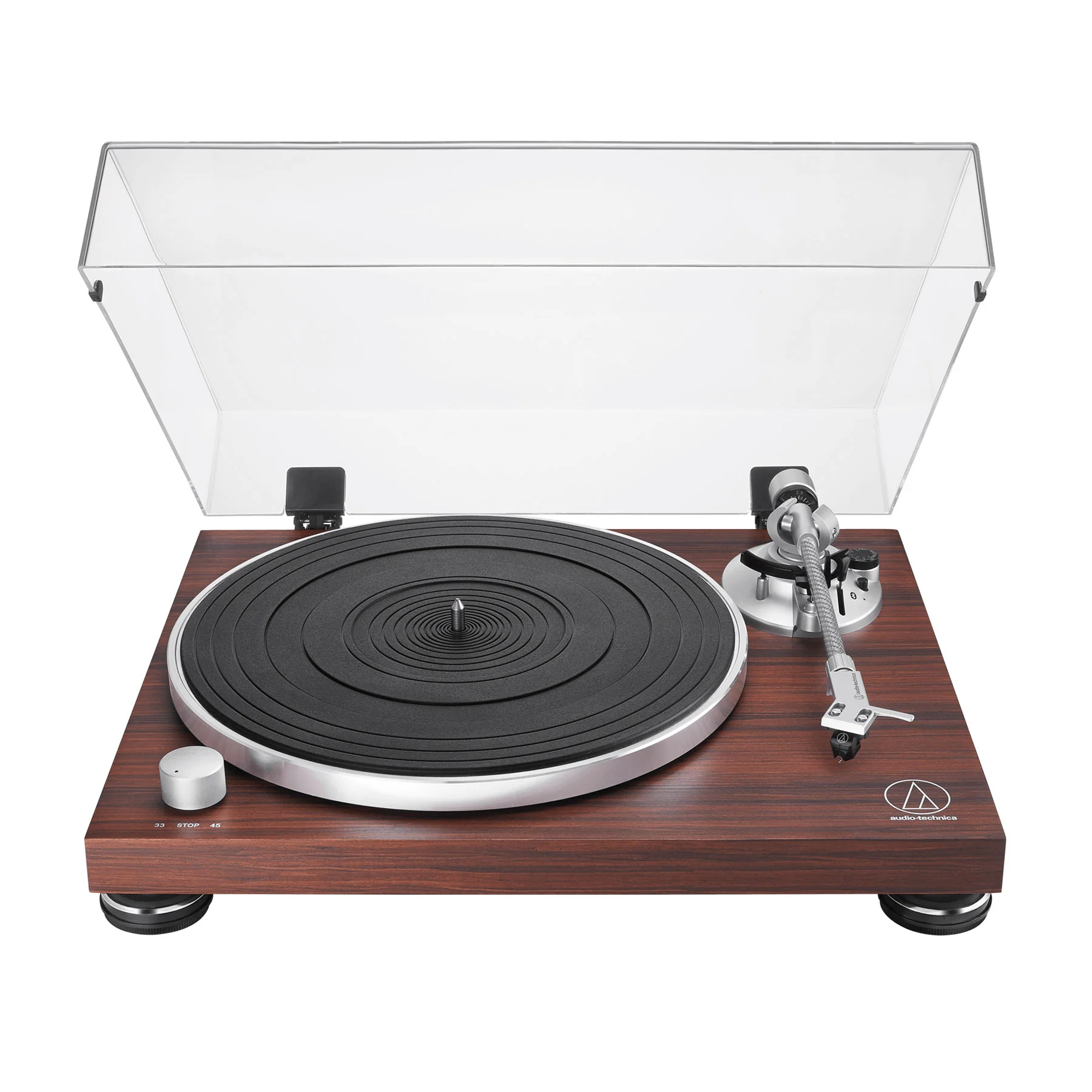 Audio-Technica: AT-LPW50BT-RW Bluetooth Turntable - Rosewood - Image 4