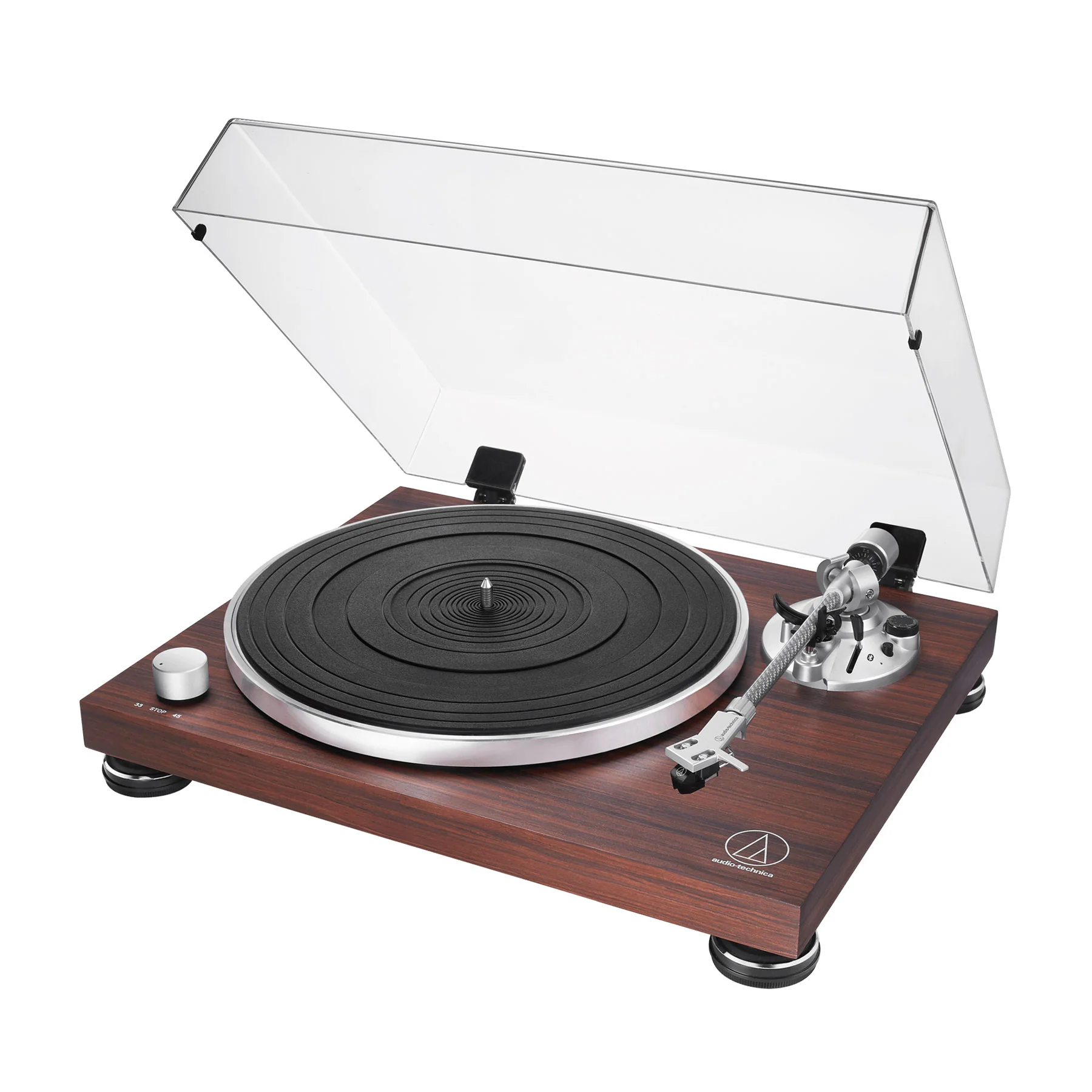 Audio-Technica: AT-LPW50BT-RW Bluetooth Turntable - Rosewood - Image 7