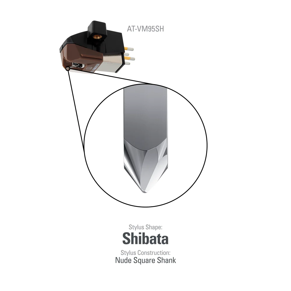 Audio-Technica: AT-VM95SH Phono Cartridge (w/ Shibata Stylus) - Image 3
