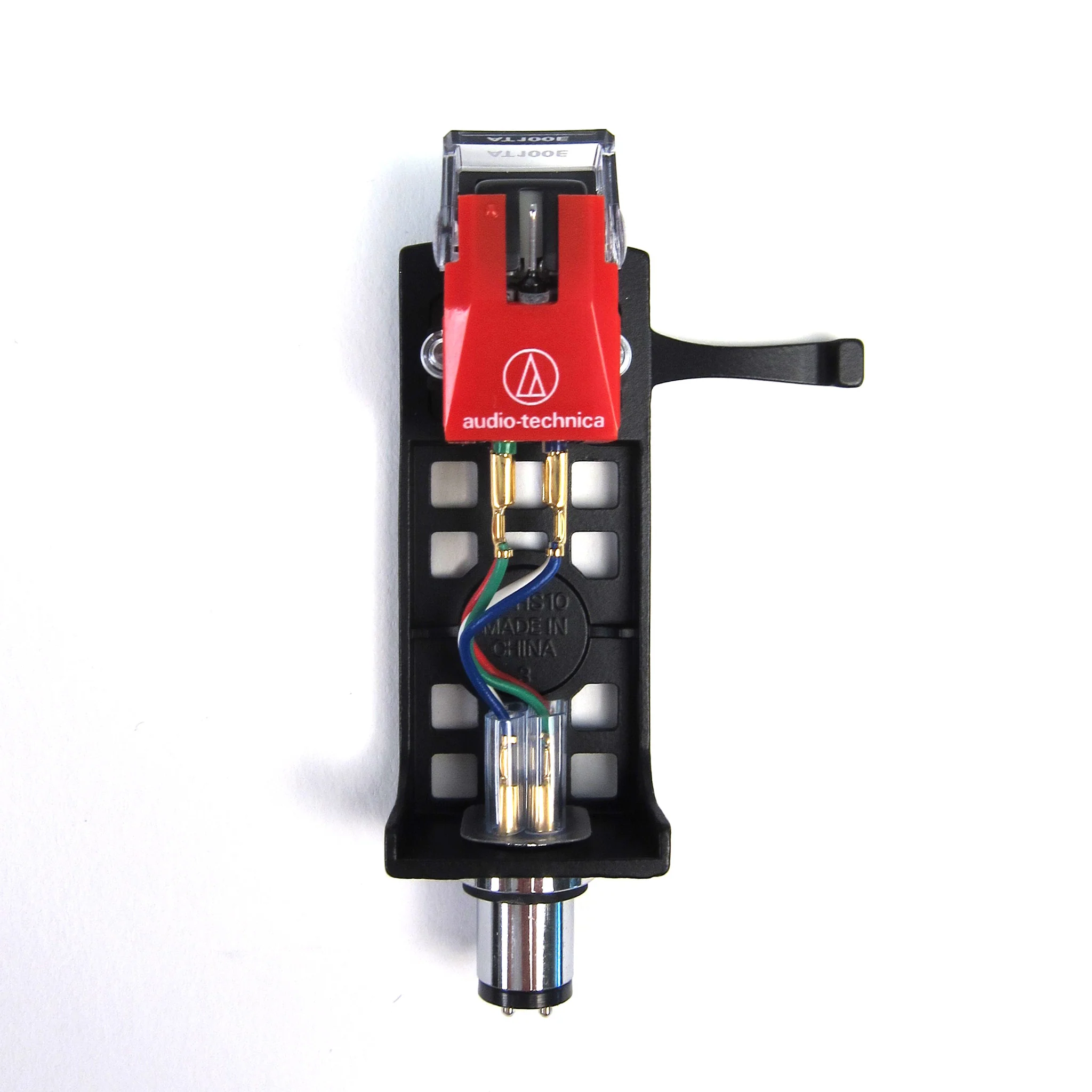 Audio-Technica: AT100E Cartridge Mounted on AT-HS10BK Headshell - Image 3