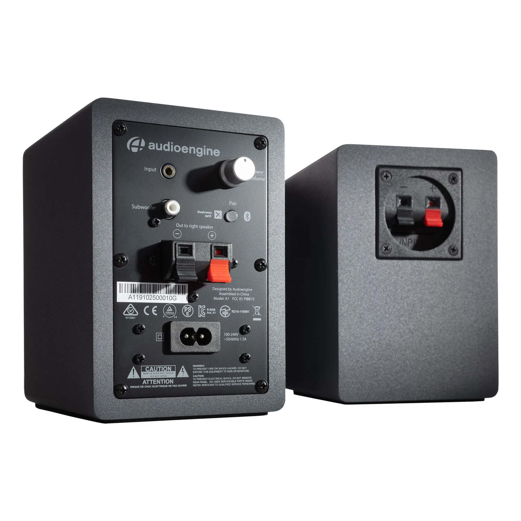 Audioengine: A1 Wireless Speaker - Grey (Pair) - Image 2