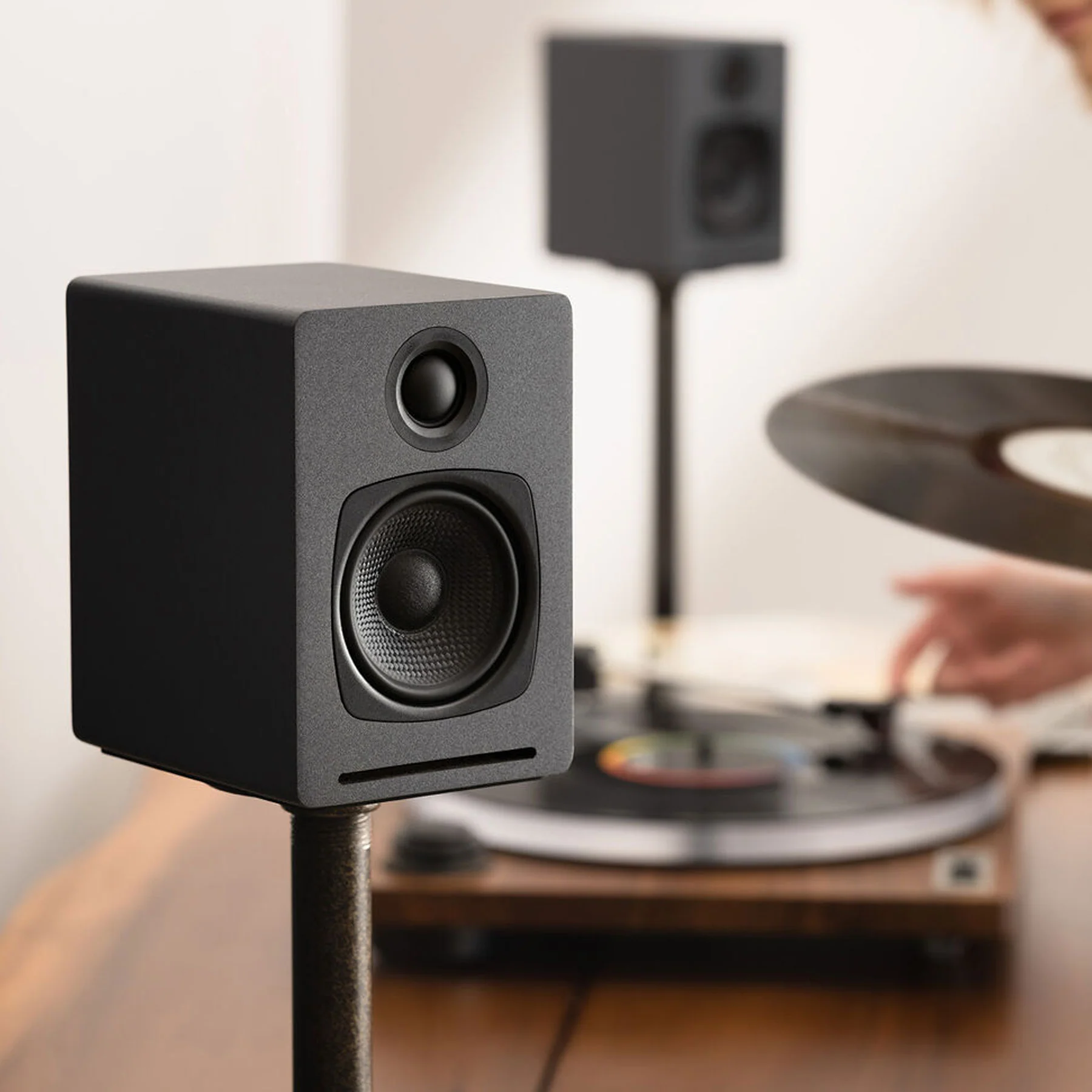 Audioengine: A1 Wireless Speaker - Grey (Pair) - Image 3