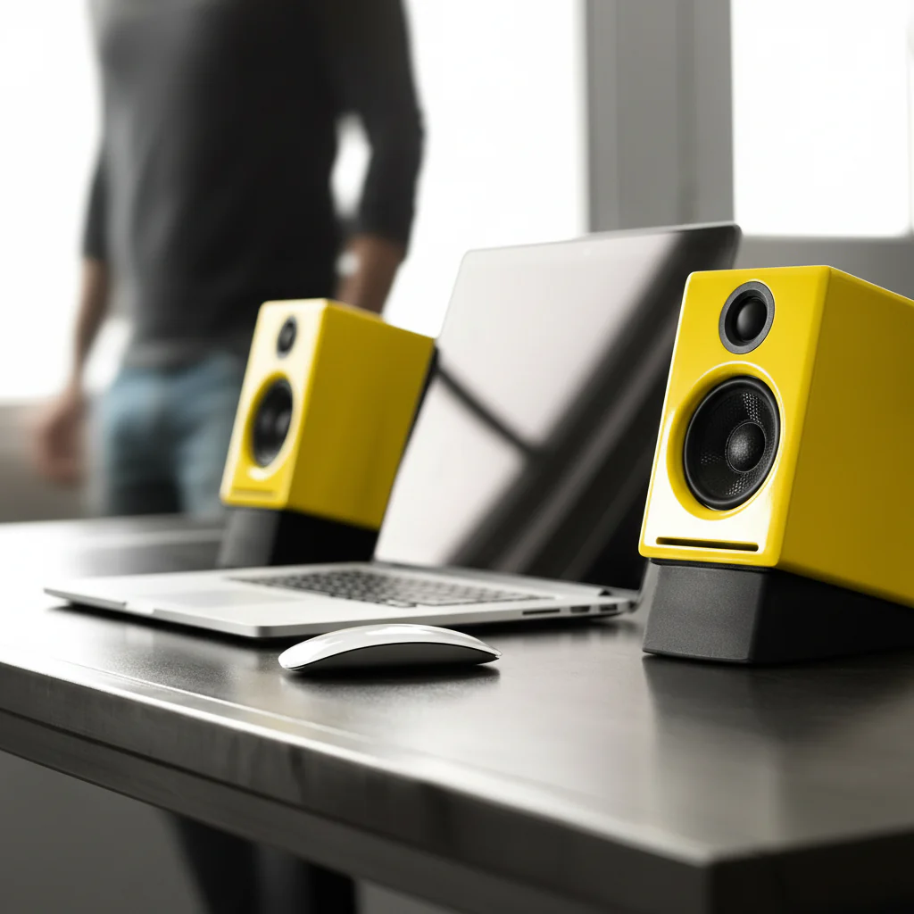 Audioengine: A2+ Wireless Powered Speakers w/ Bluetooth - Limoncello Yellow - Image 3