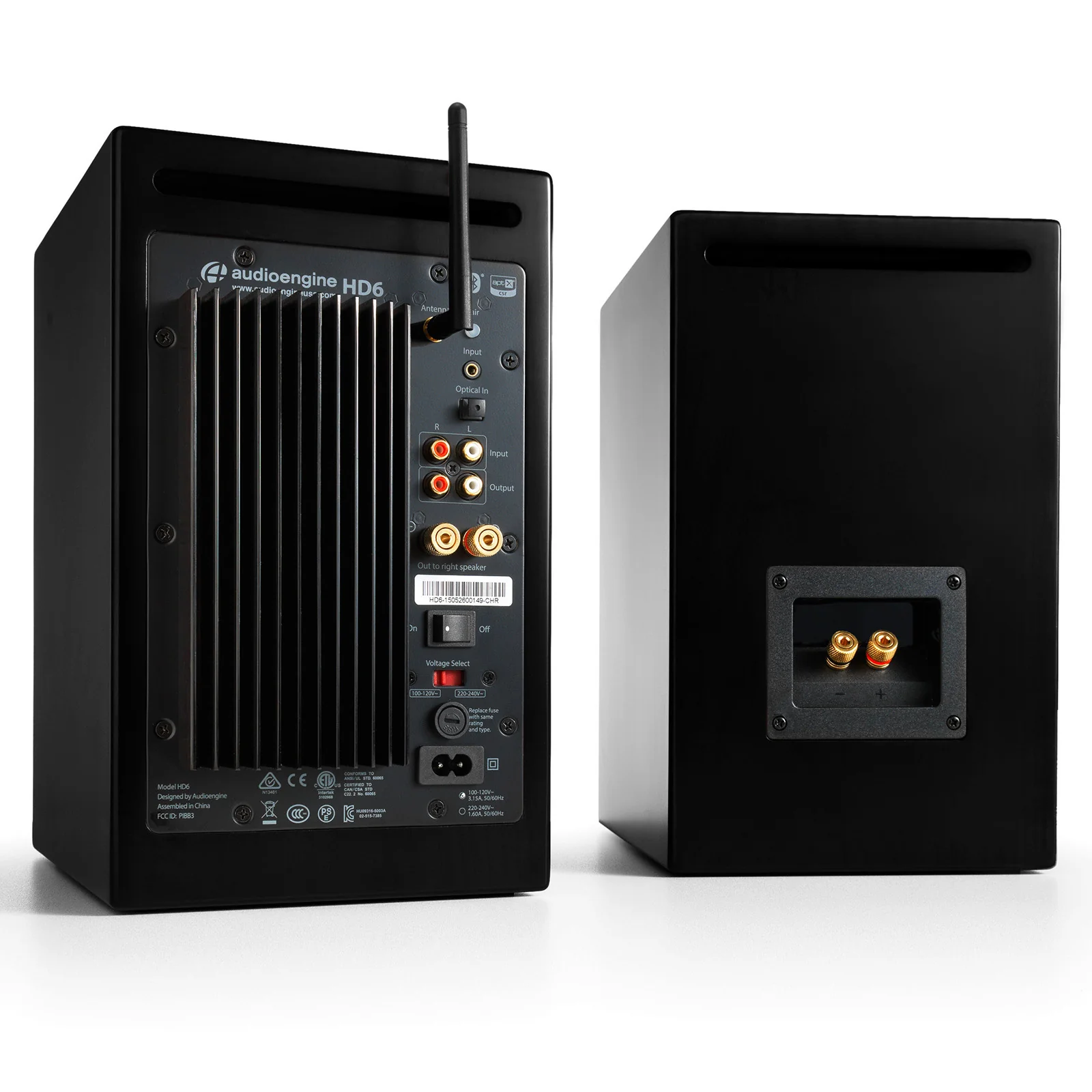 Audioengine: HD6 Powered Bluetooth Speakers - Black - Image 3