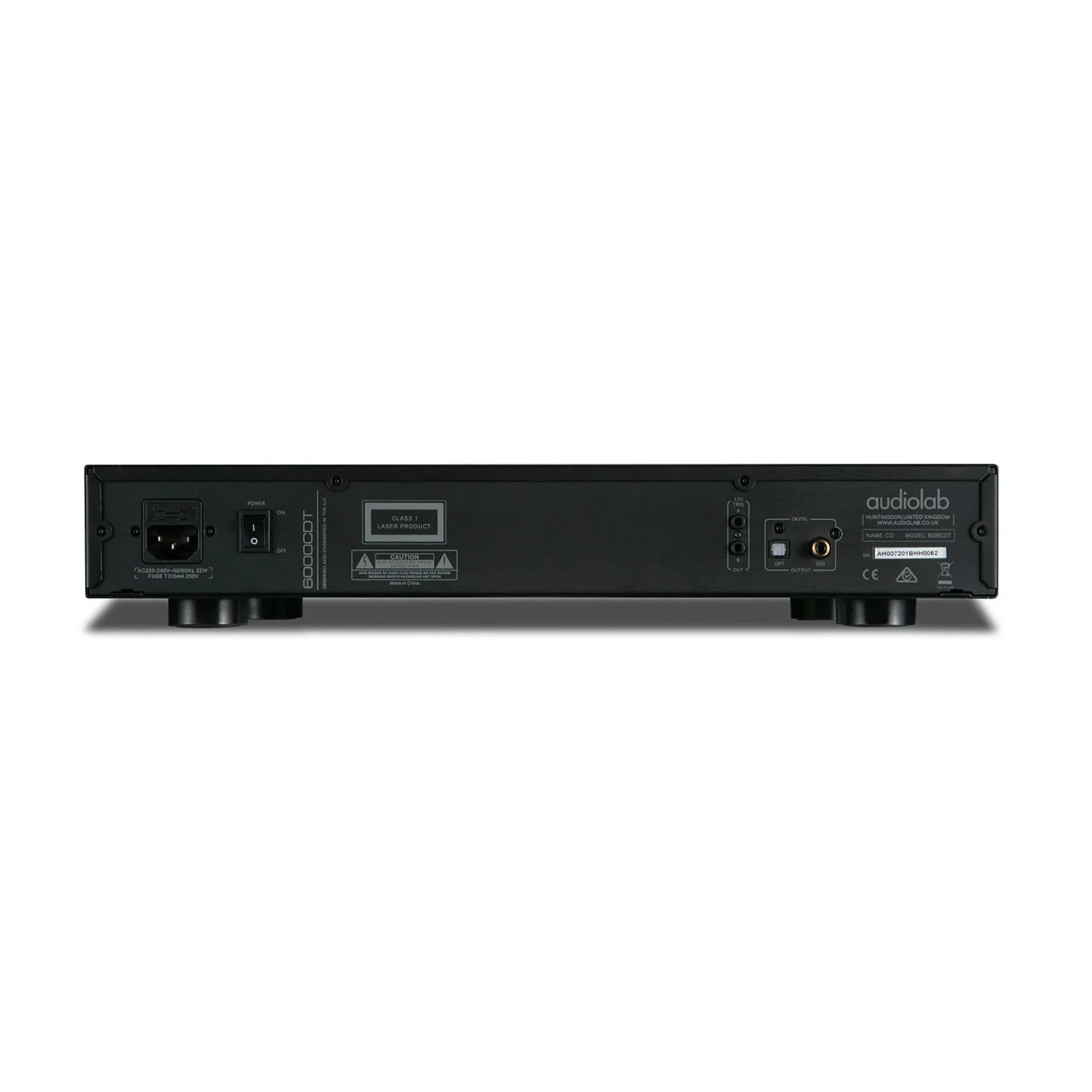 Audiolab: 6000CDT CD Player - Black - Image 4