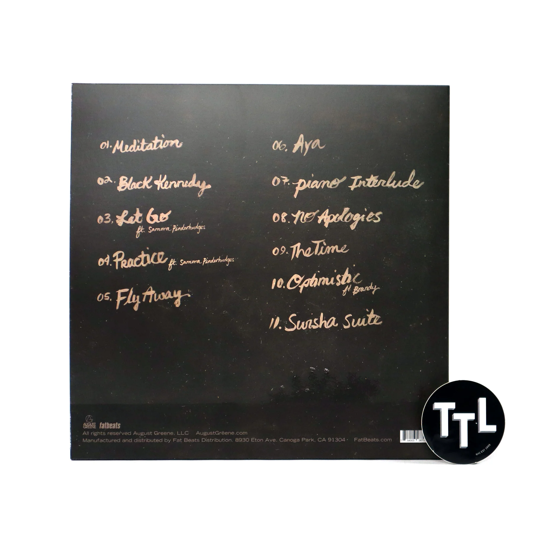 August Greene: August Greene (Common, Robert Glasper, Karriem Riggins) (Colored Vinyl) Vinyl 2LP - Image 3