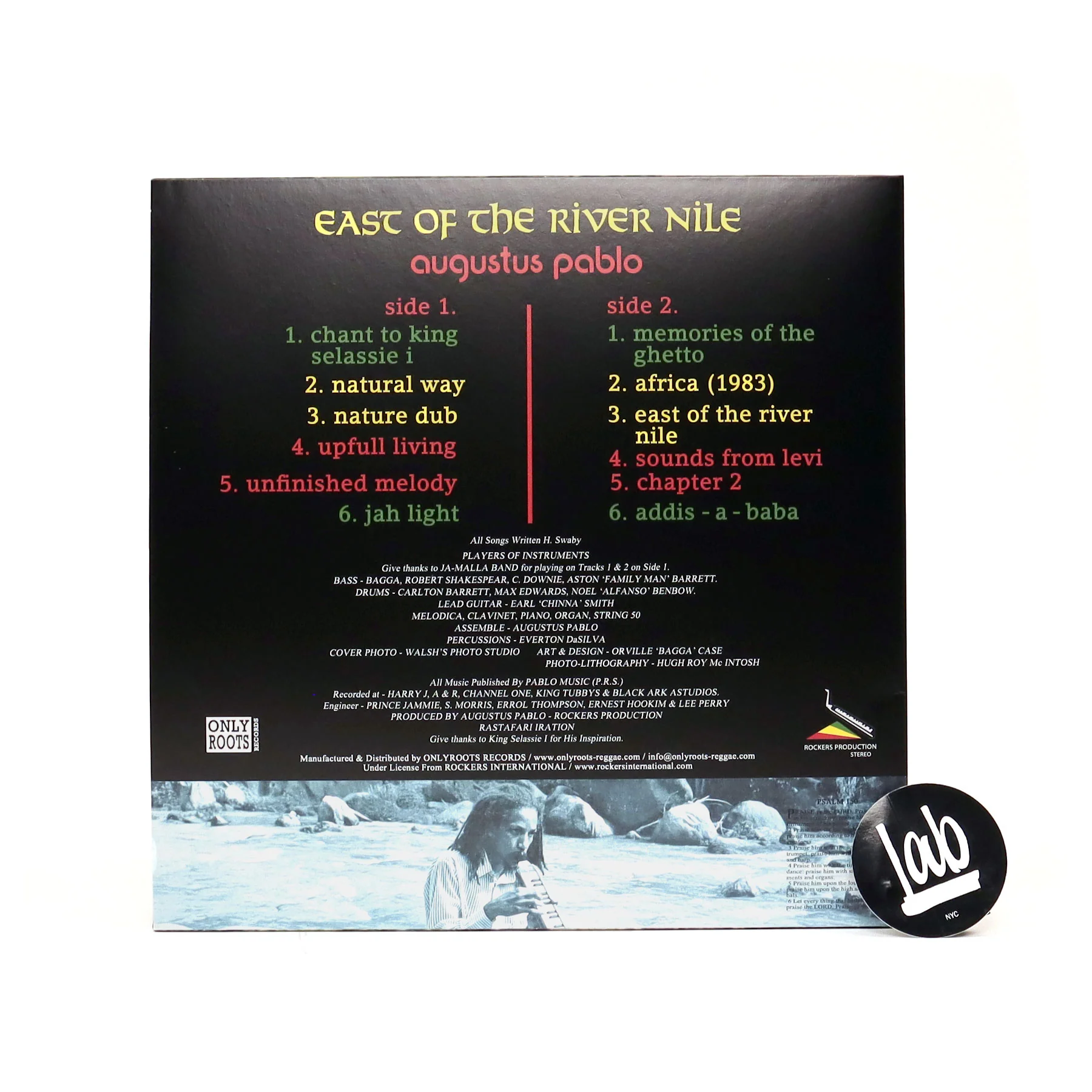 Augustus Pablo: East Of The River Nile Vinyl LP - Image 2