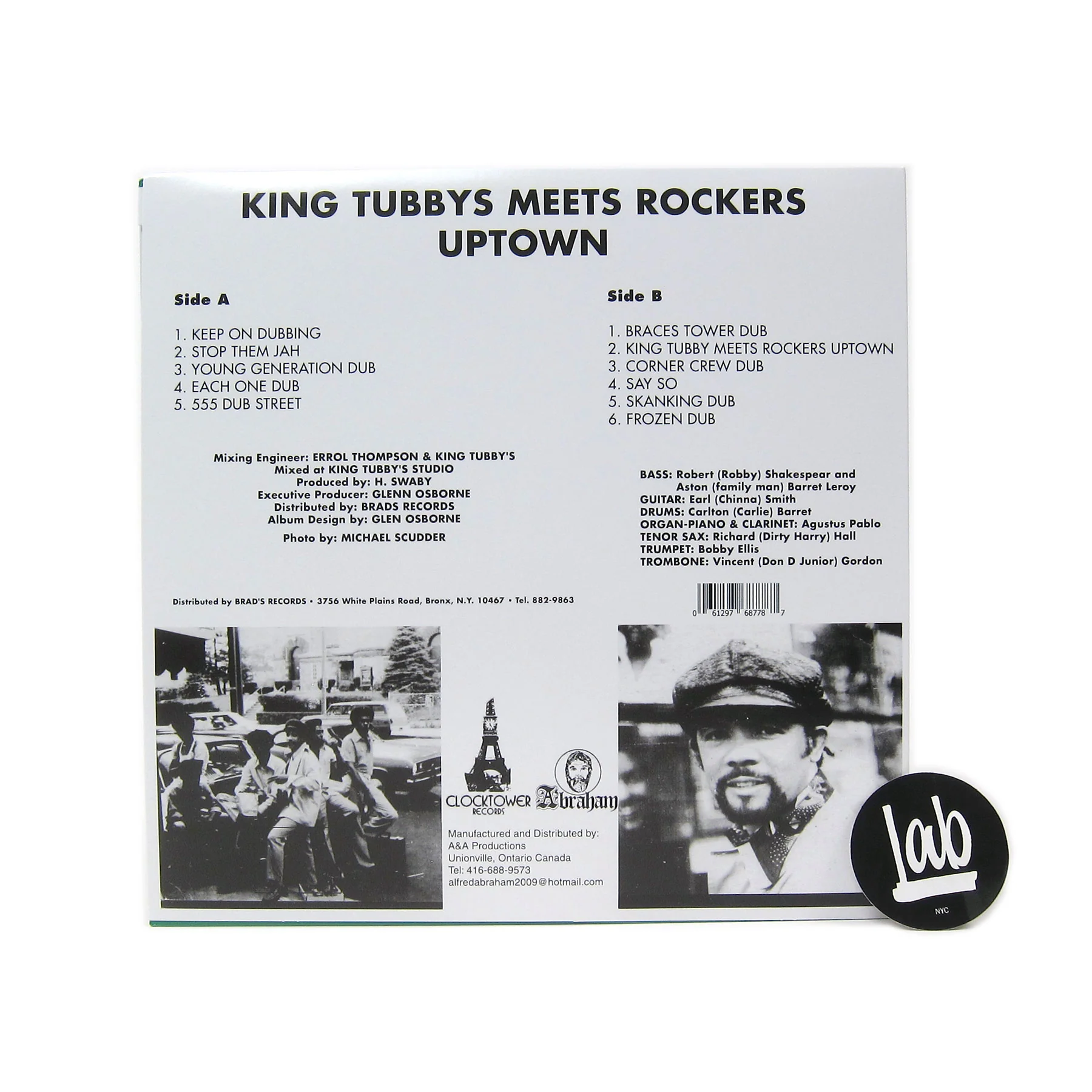 Augustus Pablo: King Tubbys Meets Rockers Uptown Vinyl LP - Image 3