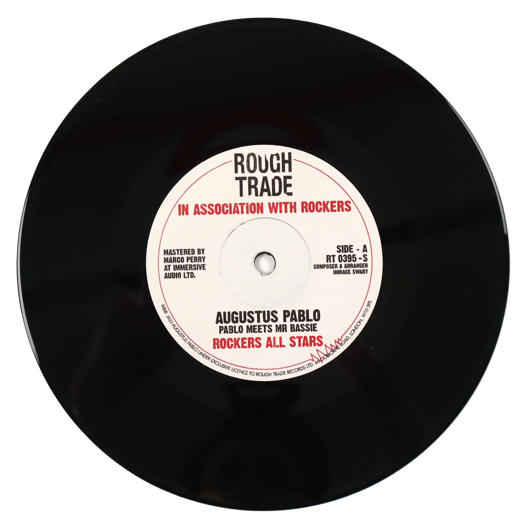 Augustus Pablo: Pablo Meets Mr Bassie Vinyl 7" - Image 2