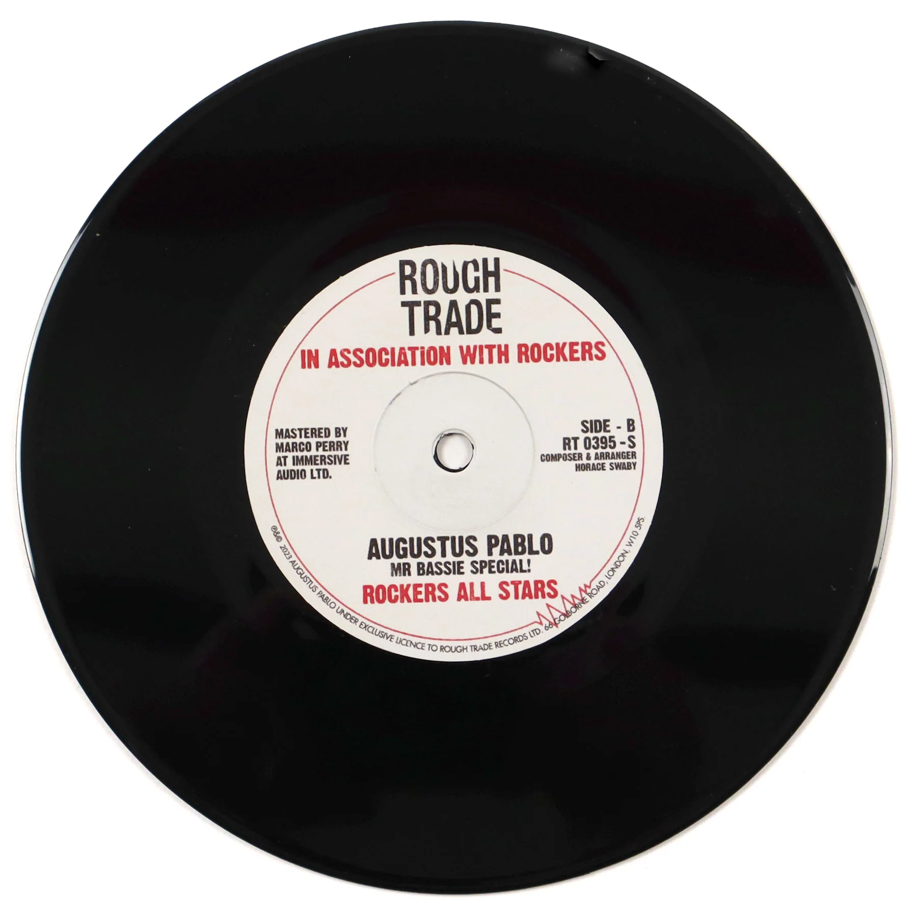 Augustus Pablo: Pablo Meets Mr Bassie Vinyl 7" - Image 3