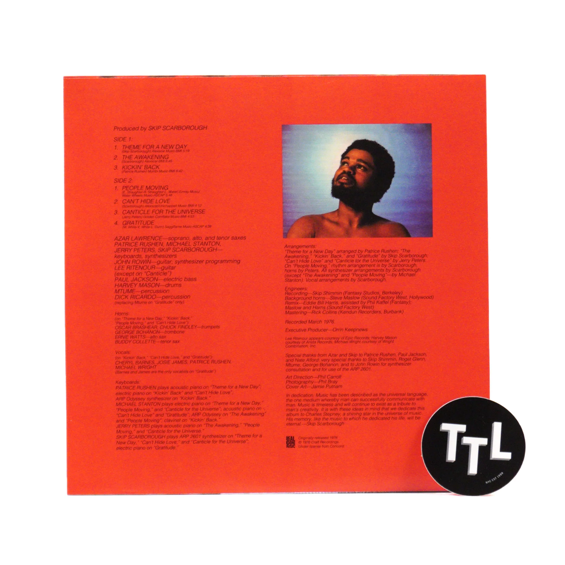 Azar Lawrence: People Moving Vinyl LP - Image 2