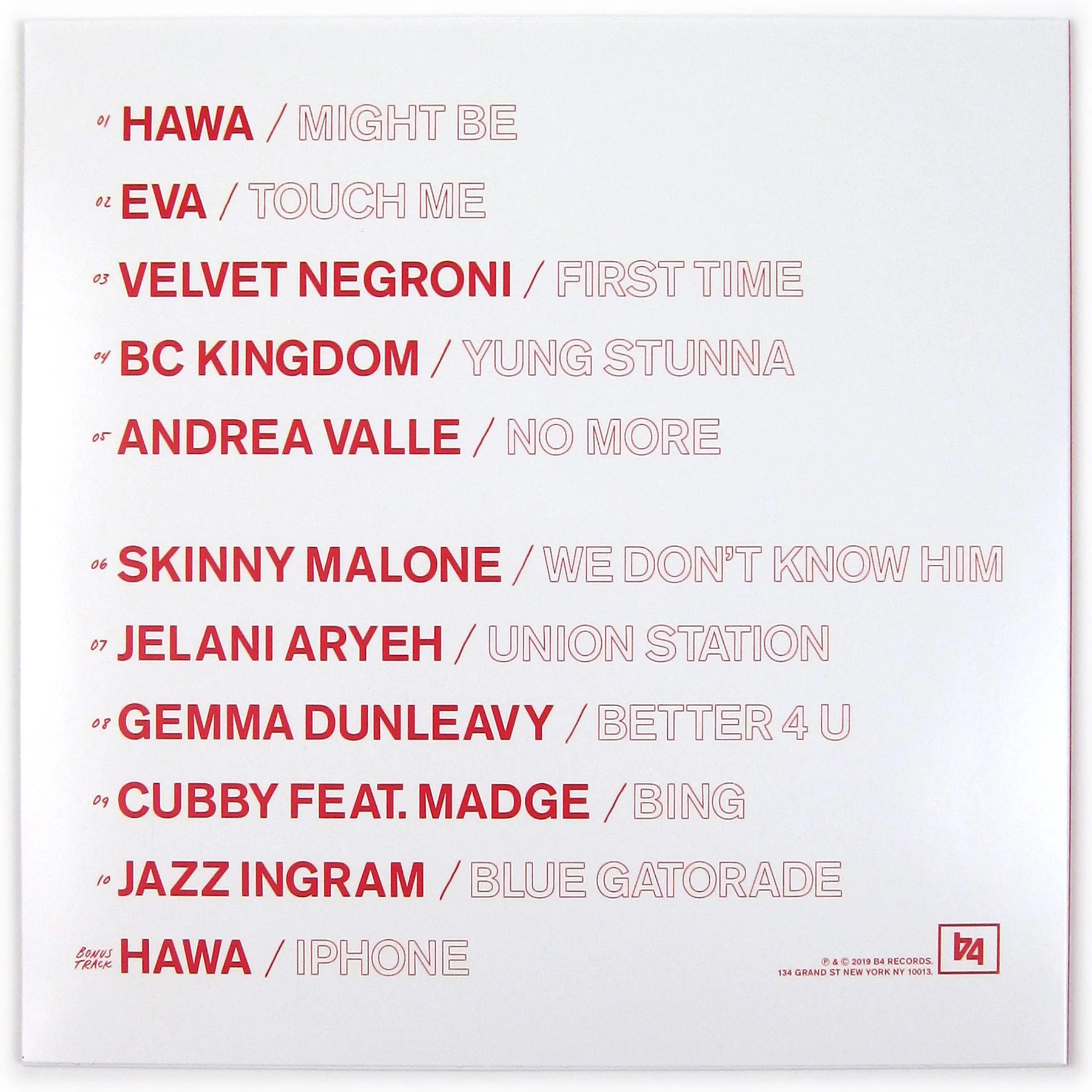 B4: Greatest Hits Vol.1 (Colored Vinyl) Vinyl LP - Image 4