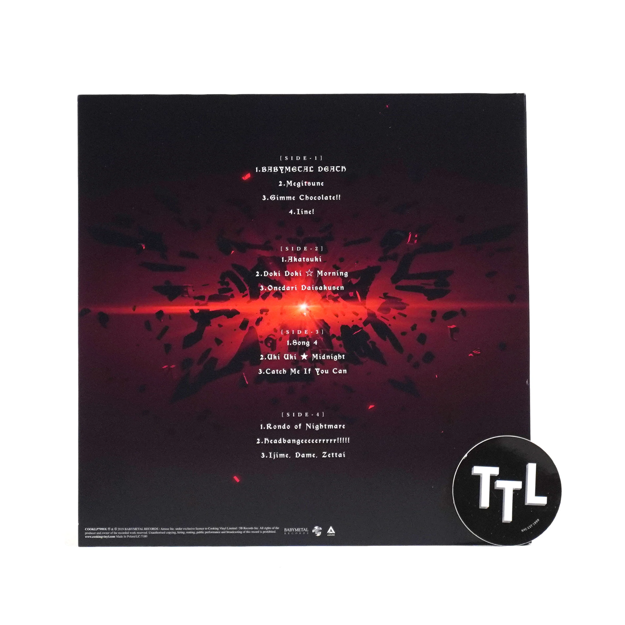 Babymetal: Babymetal (Colored Vinyl) Vinyl 2LP - Image 3