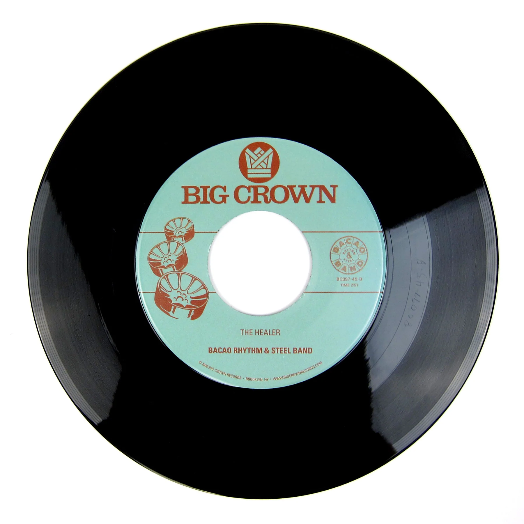 Bacao Rhythm & Steel Band: My Jamaican Dub / The Healer (Steel Pan Grace Jones Cover) Vinyl 7" - Image 2