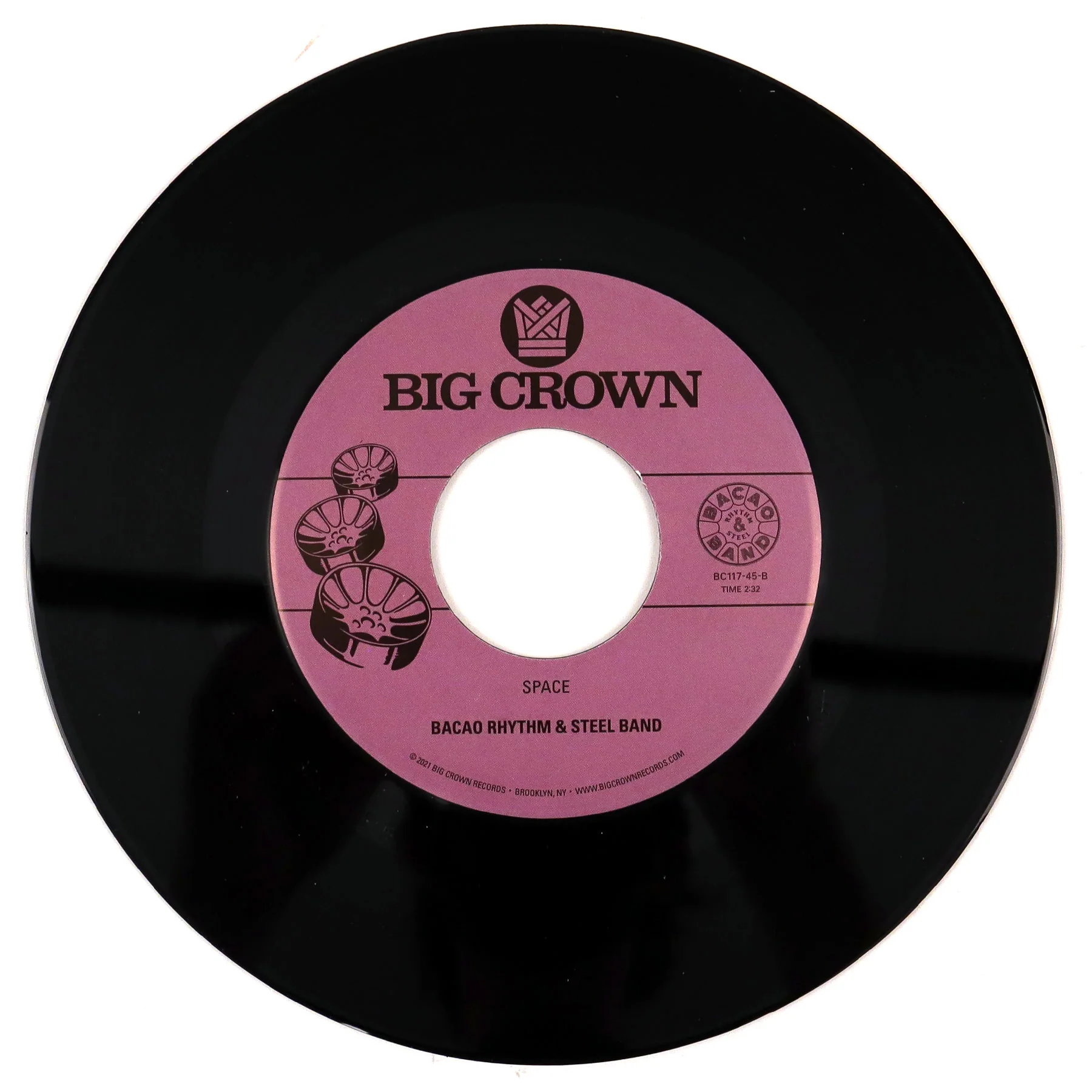 Bacao Rhythm & Steel Band: Raise It Up / Space Vinyl 7" - Image 2