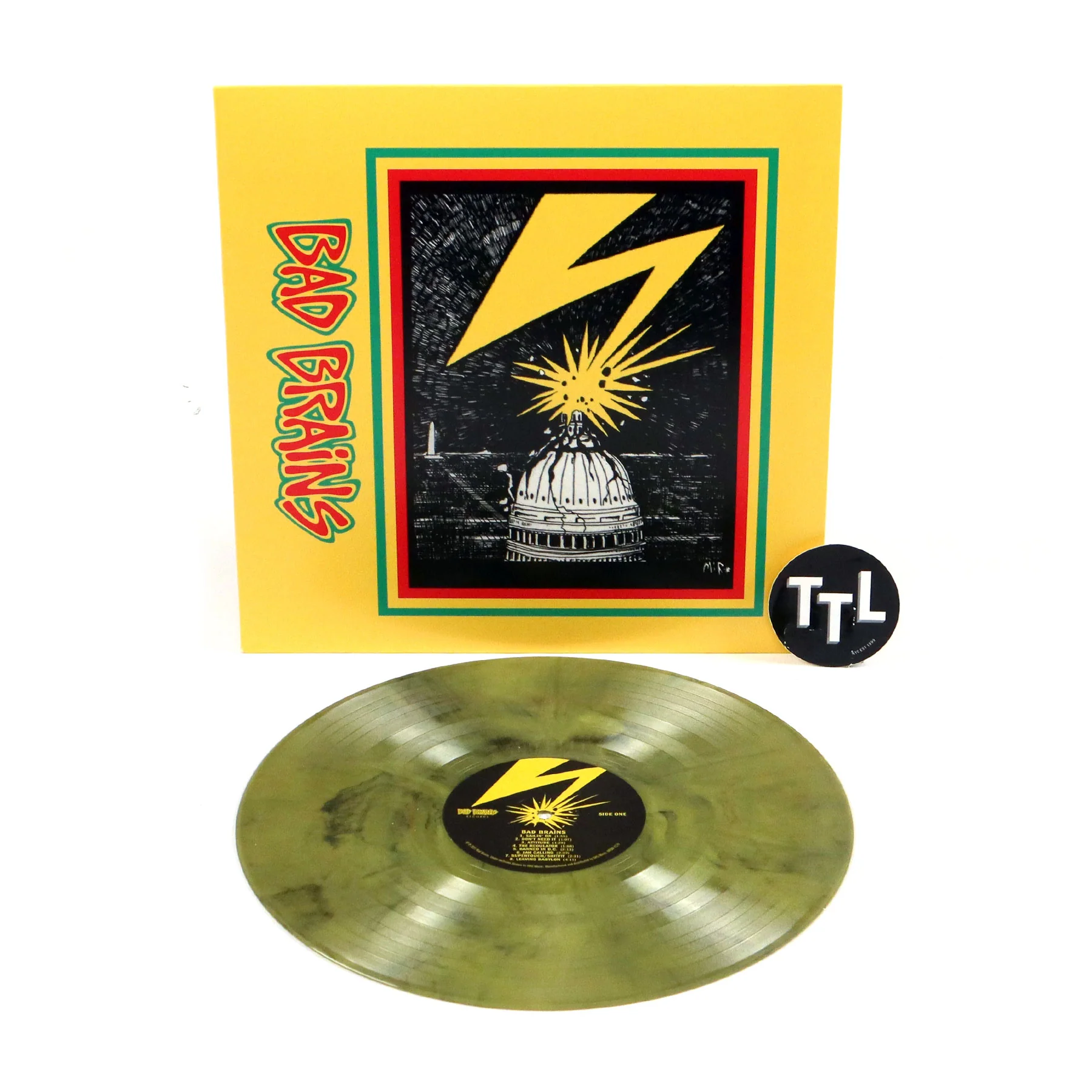 Bad Brains: Bad Brains (Black & Yellow Colored Vinyl) Vinyl LP - Image 2