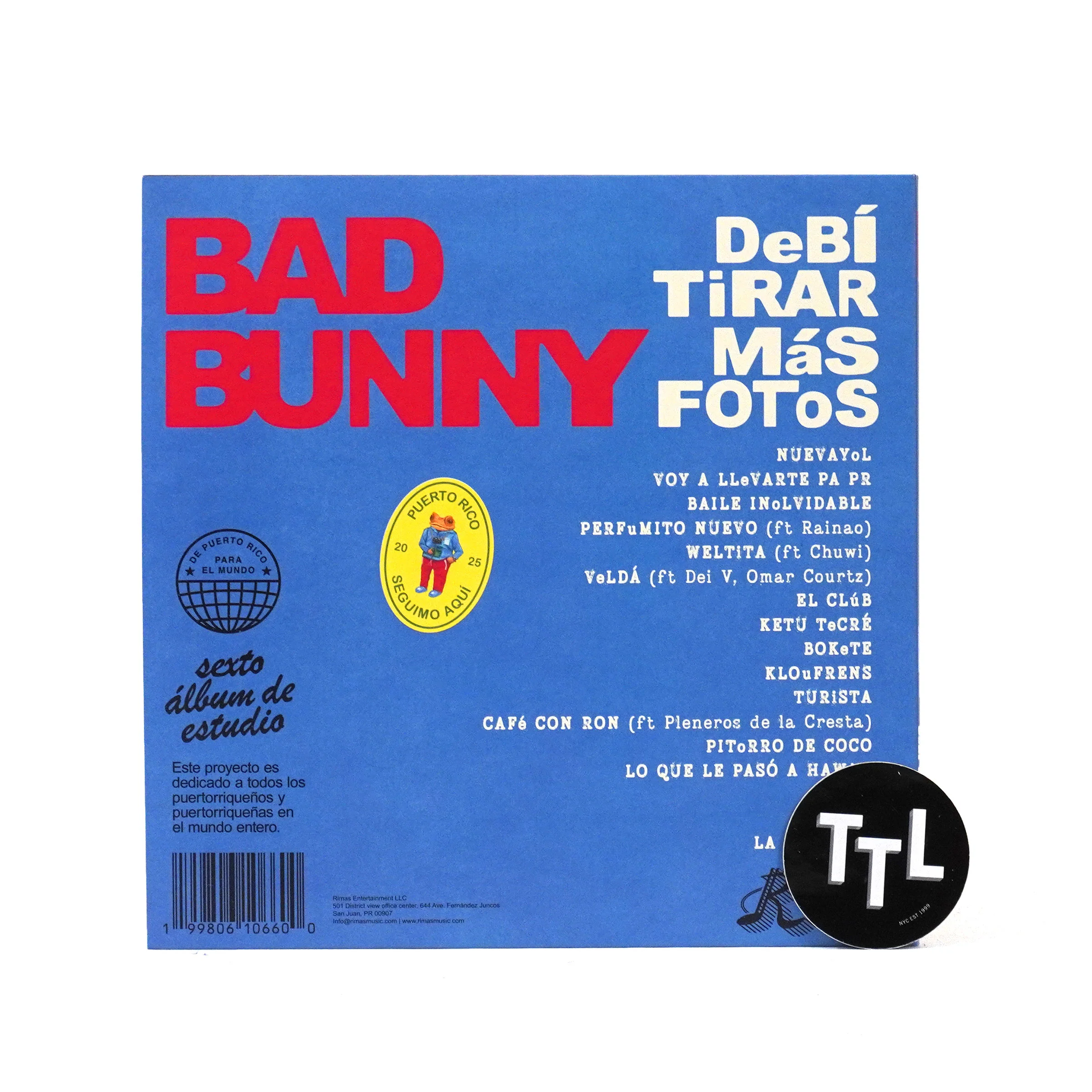Bad Bunny: Debi Tirar Mas Fotos (Colored Vinyl) Vinyl 2LP - Image 3