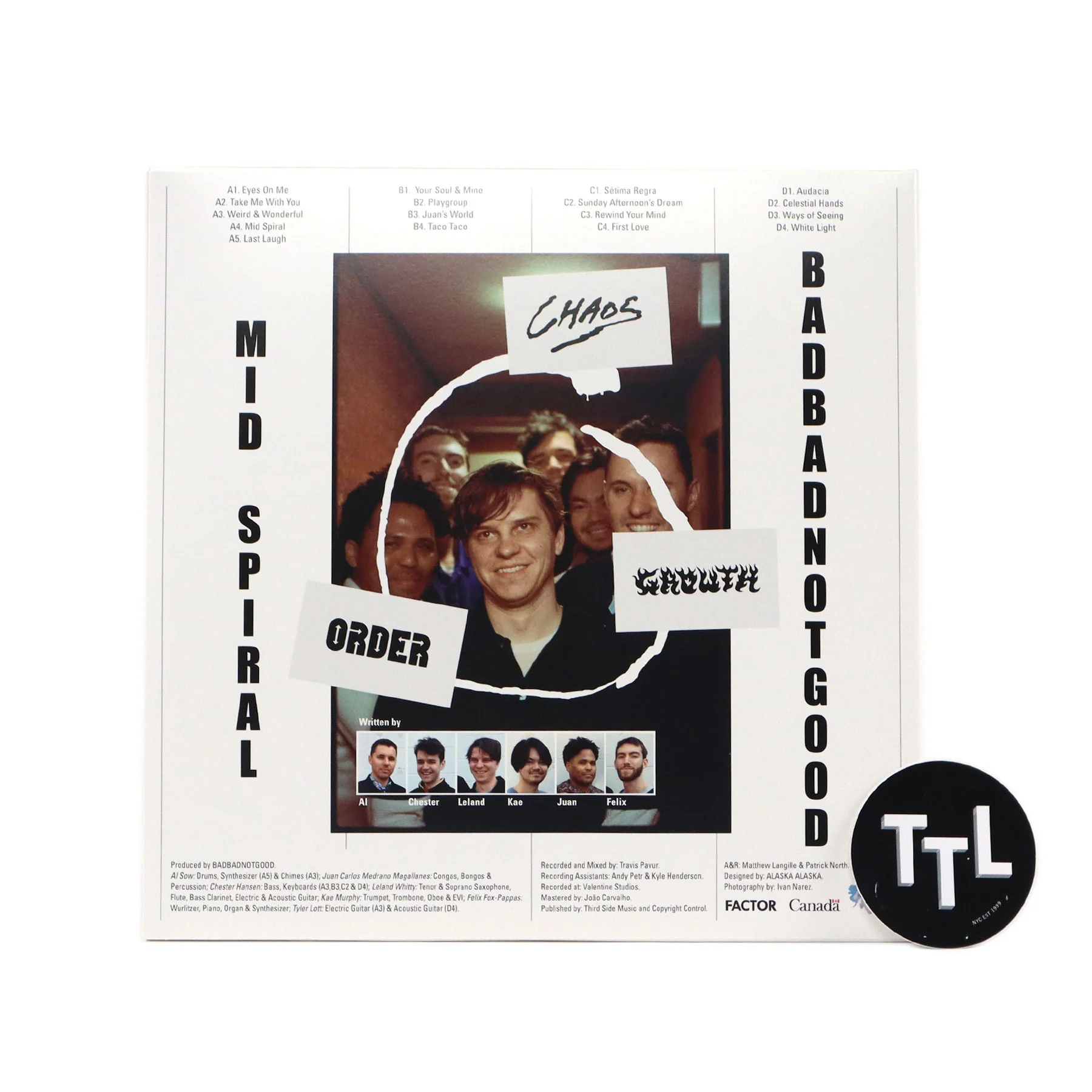 BadBadNotGood: Mid Spiral Vinyl 2LP - Image 3