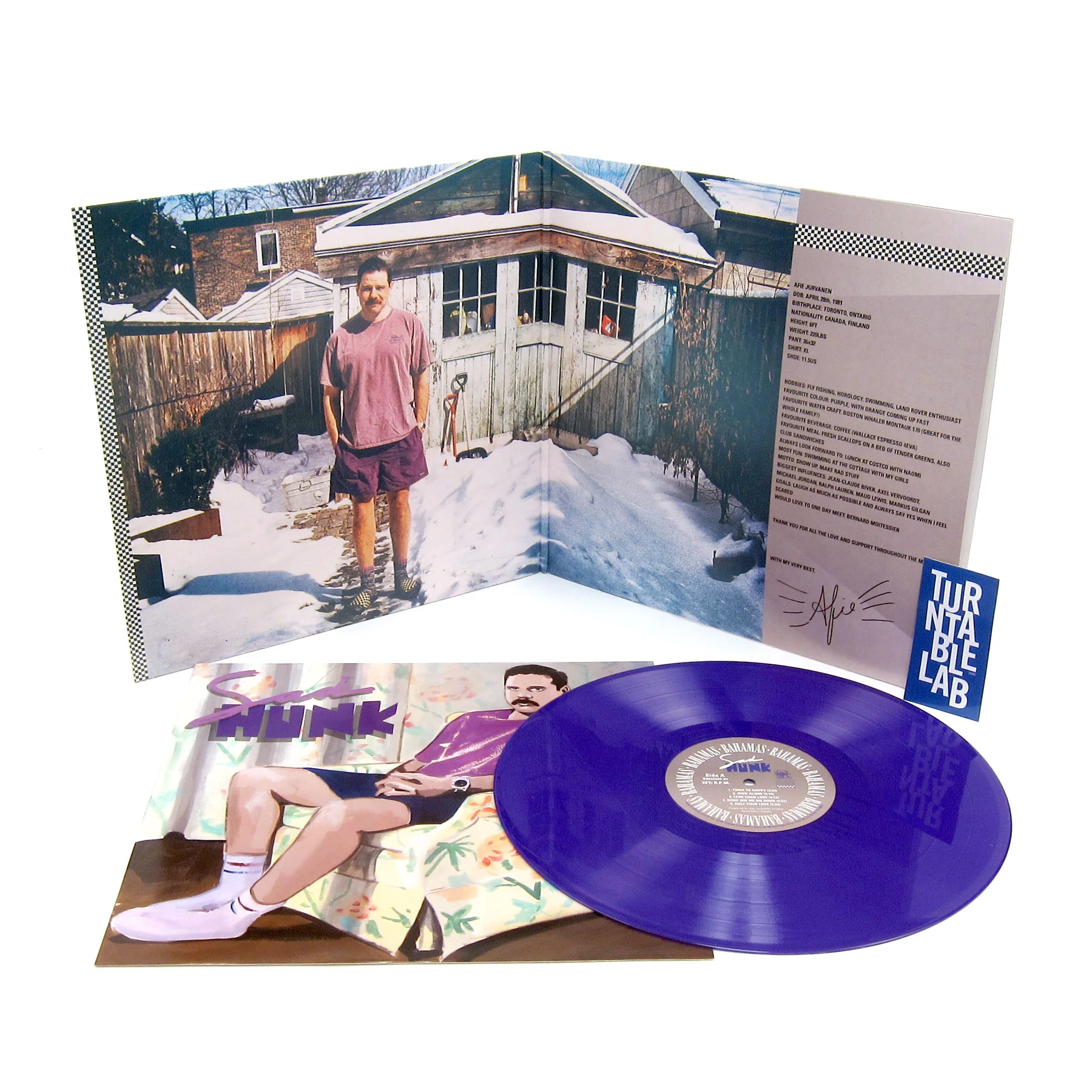 Bahamas: Sad Hunk (180g, Purple Colored Vinyl) Vinyl LP - Image 2