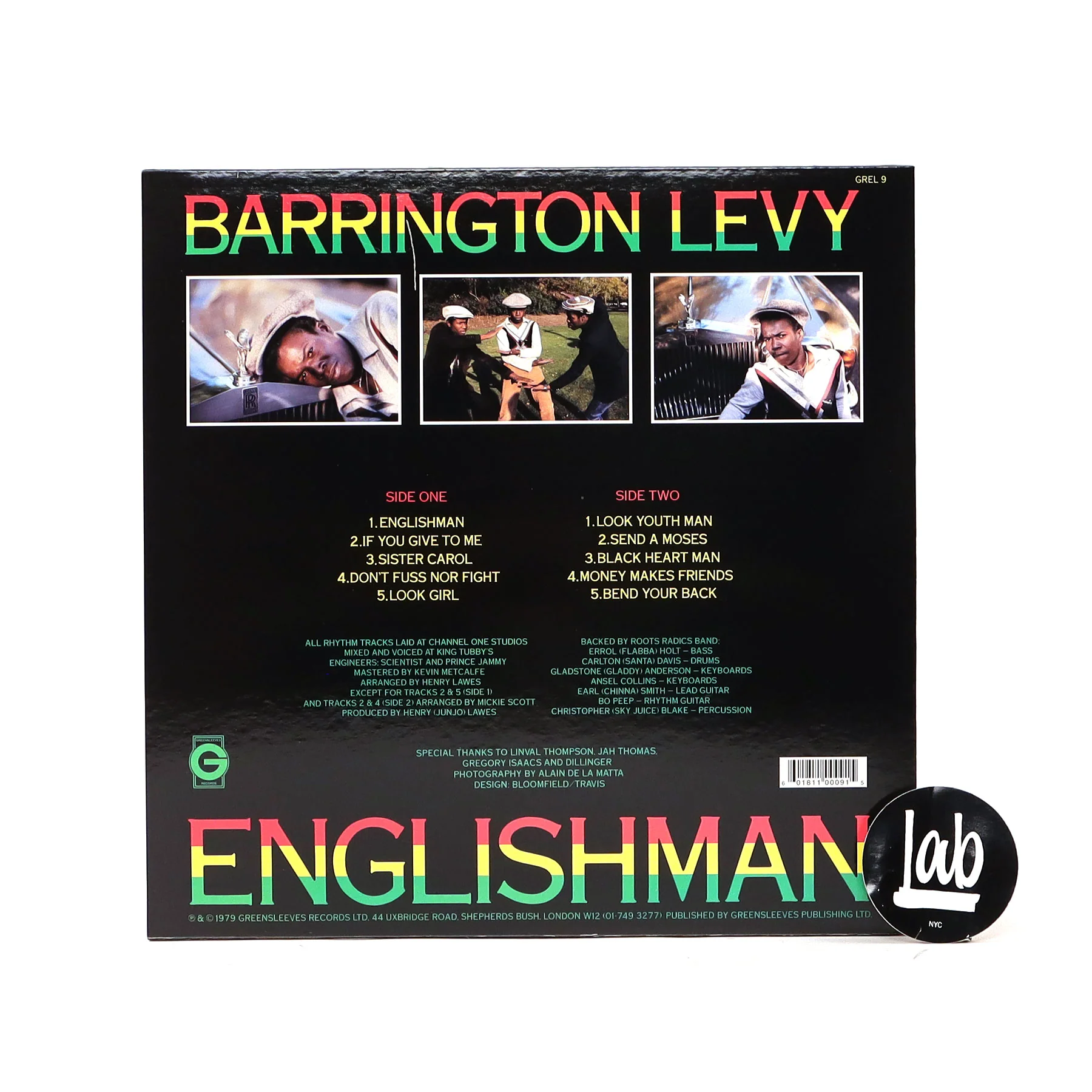 Barrington Levy: Englishman Vinyl LP - Image 2