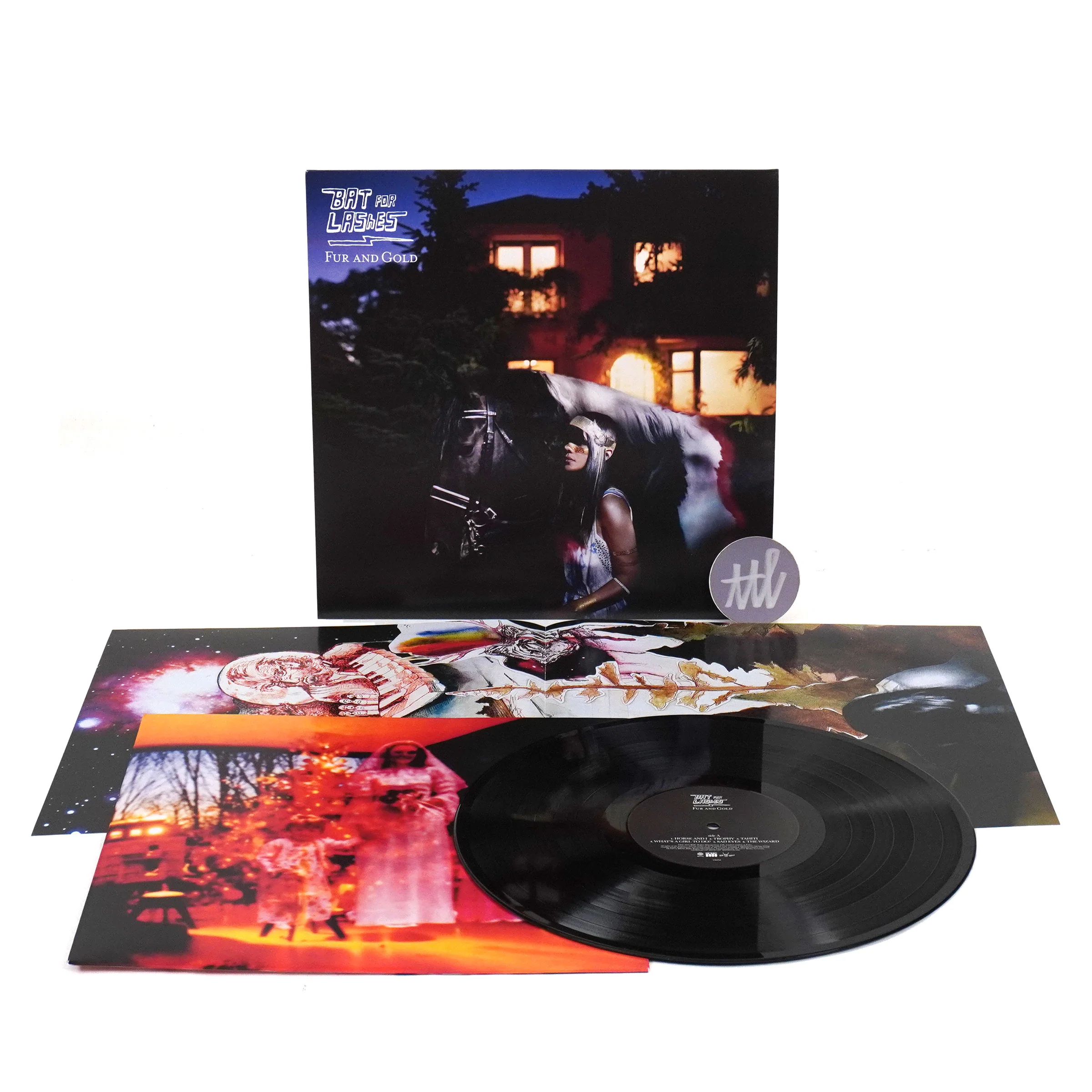 Bat For Lashes: Fur And Gold Vinyl LP - Image 2