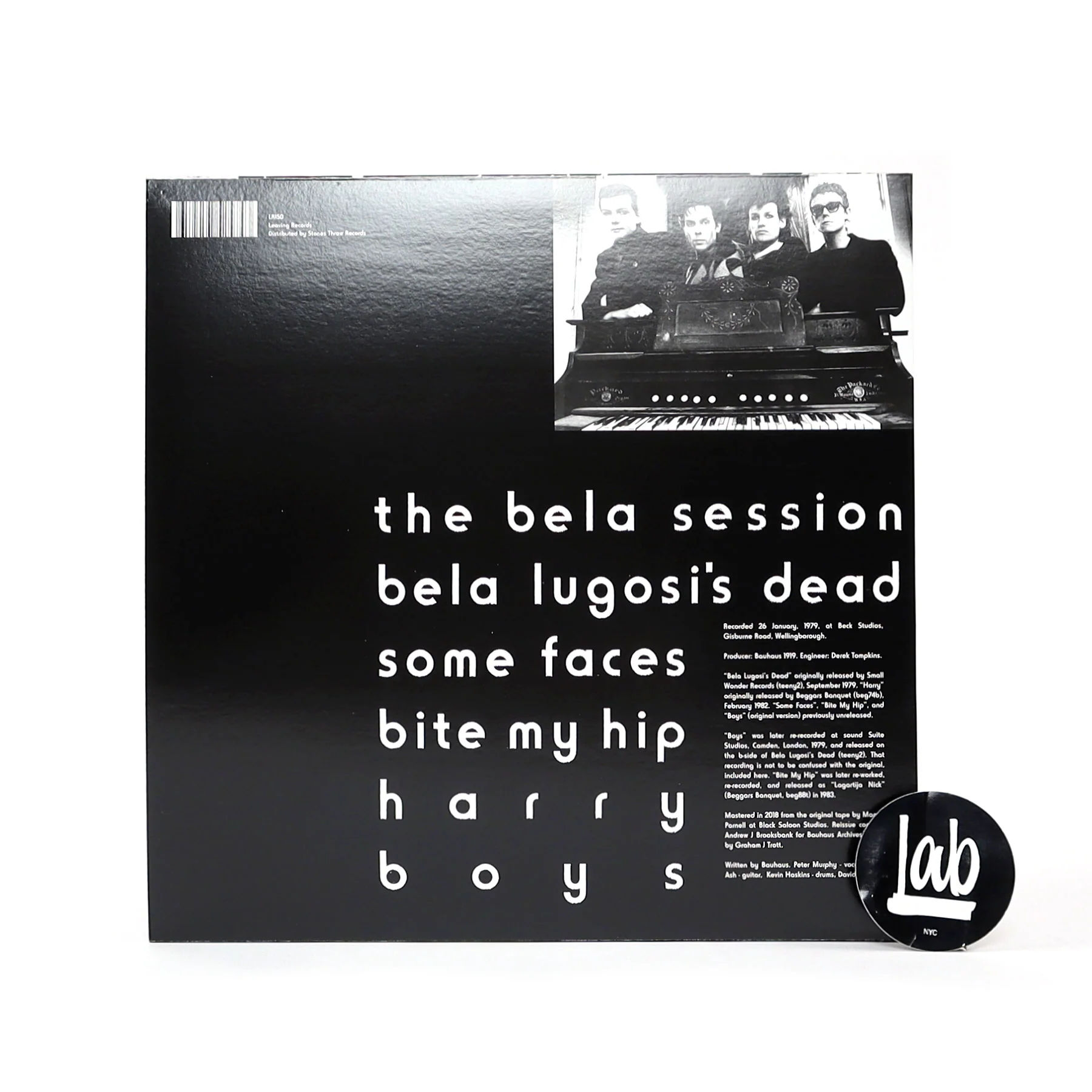 Bauhaus: Bela Lugosi's Dead - The Bela Session (Indie Exclusive Colored Vinyl) Vinyl LP - Image 3