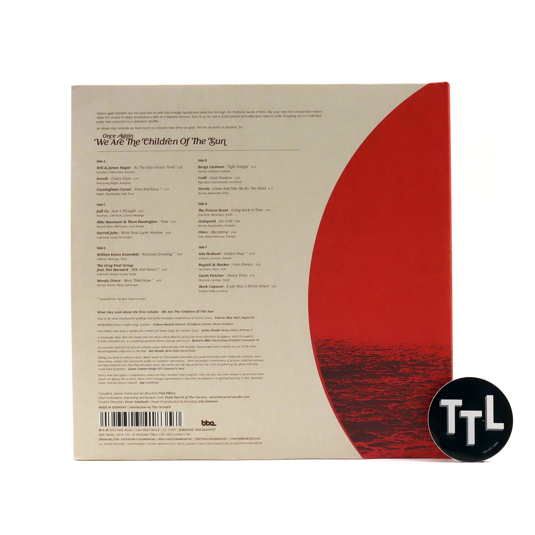 BBE Music: Once Again We Are The Children Of The Sun Vinyl 3LP - Image 4