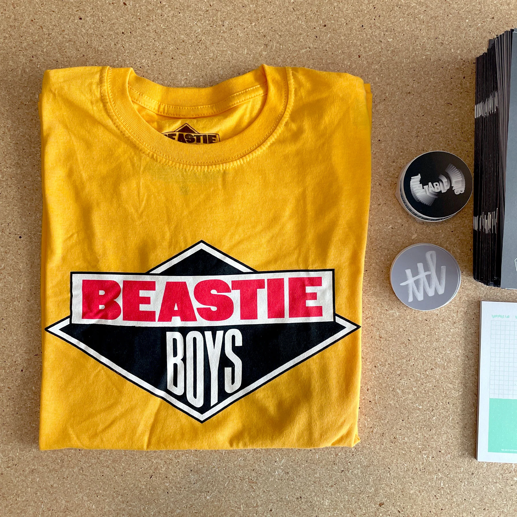 Beastie Boys: Logo Shirt - Yellow - Image 2